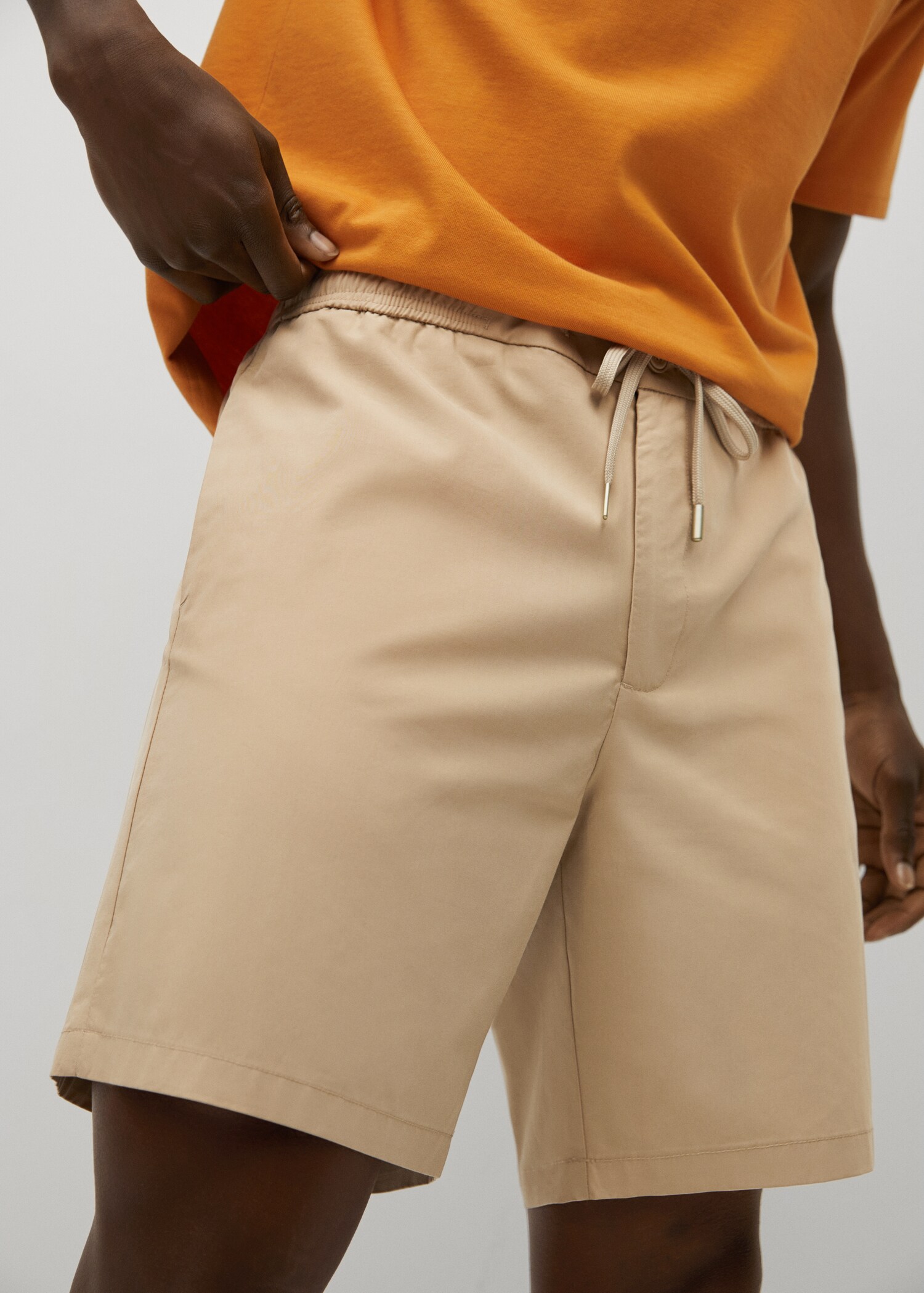 Bermudas jogger algodón Tencel - Detalle del artículo 1