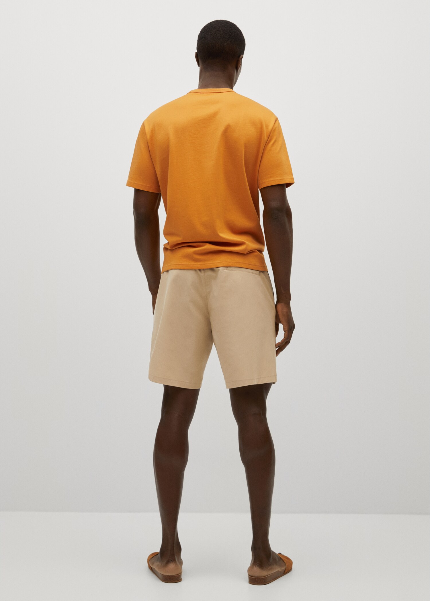 Bermudas jogger algodón Tencel - Reverso del artículo