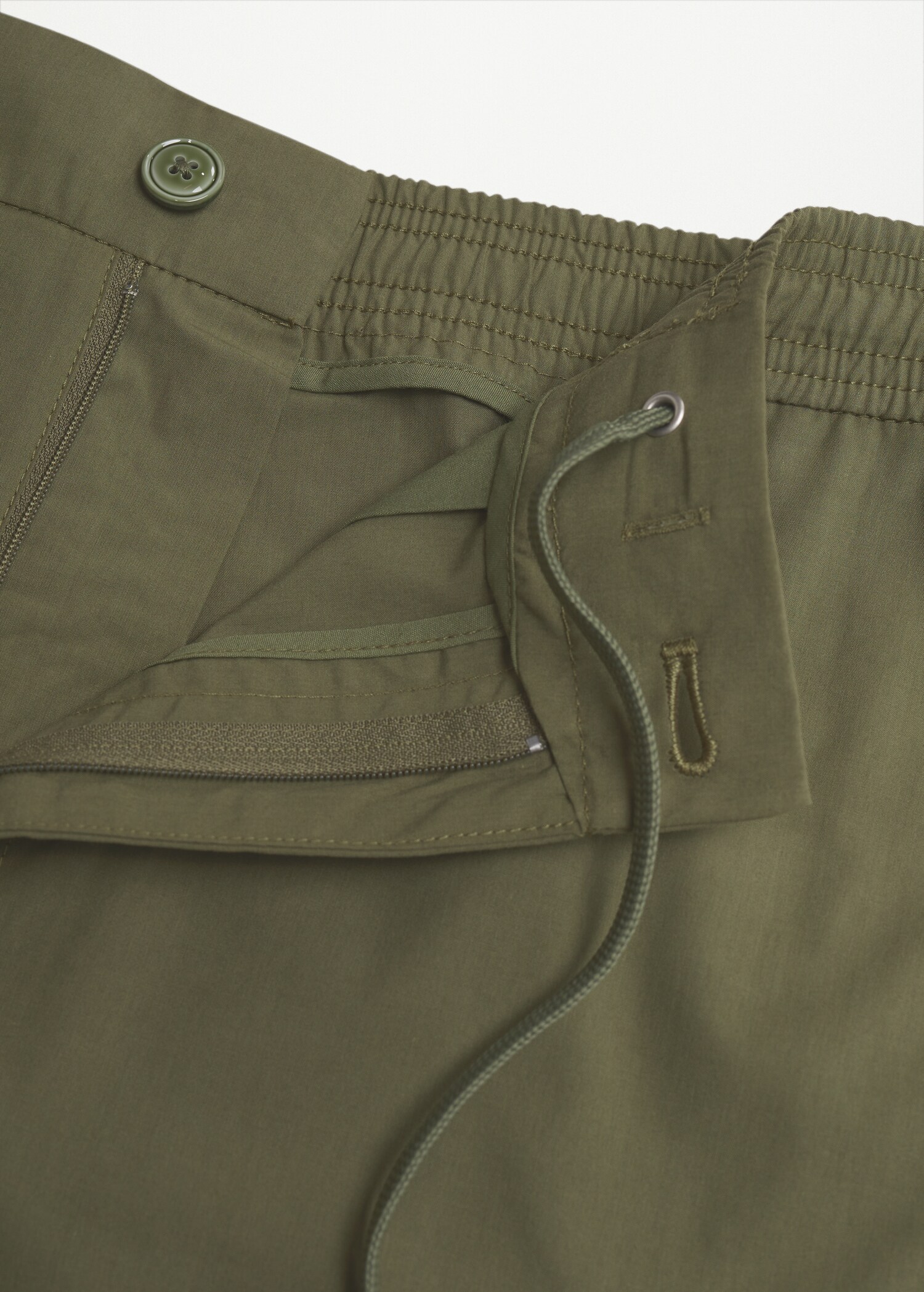 Tencel cotton jogger shorts - Details of the article 8