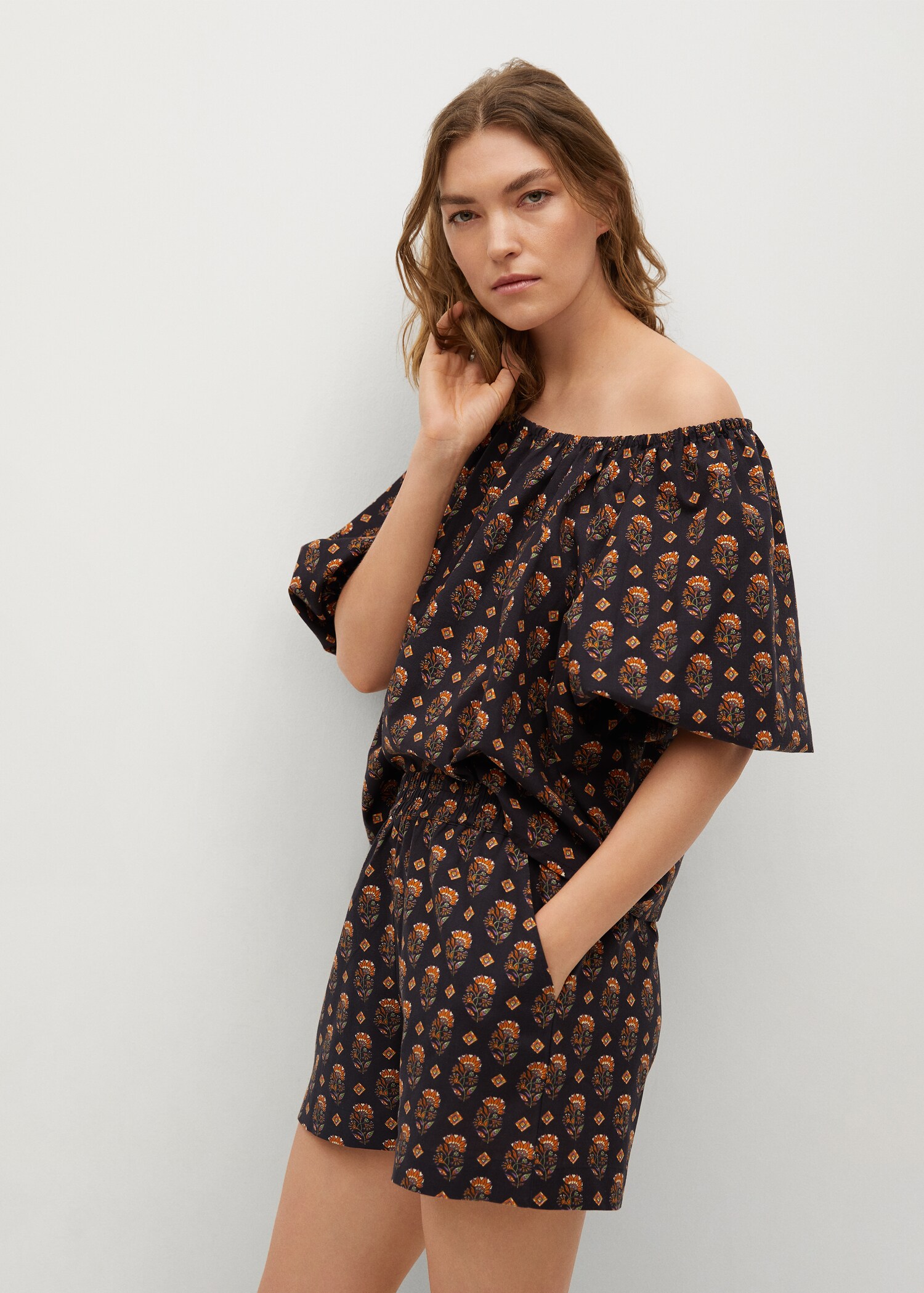 Blusa 100% algodón - Plano medio