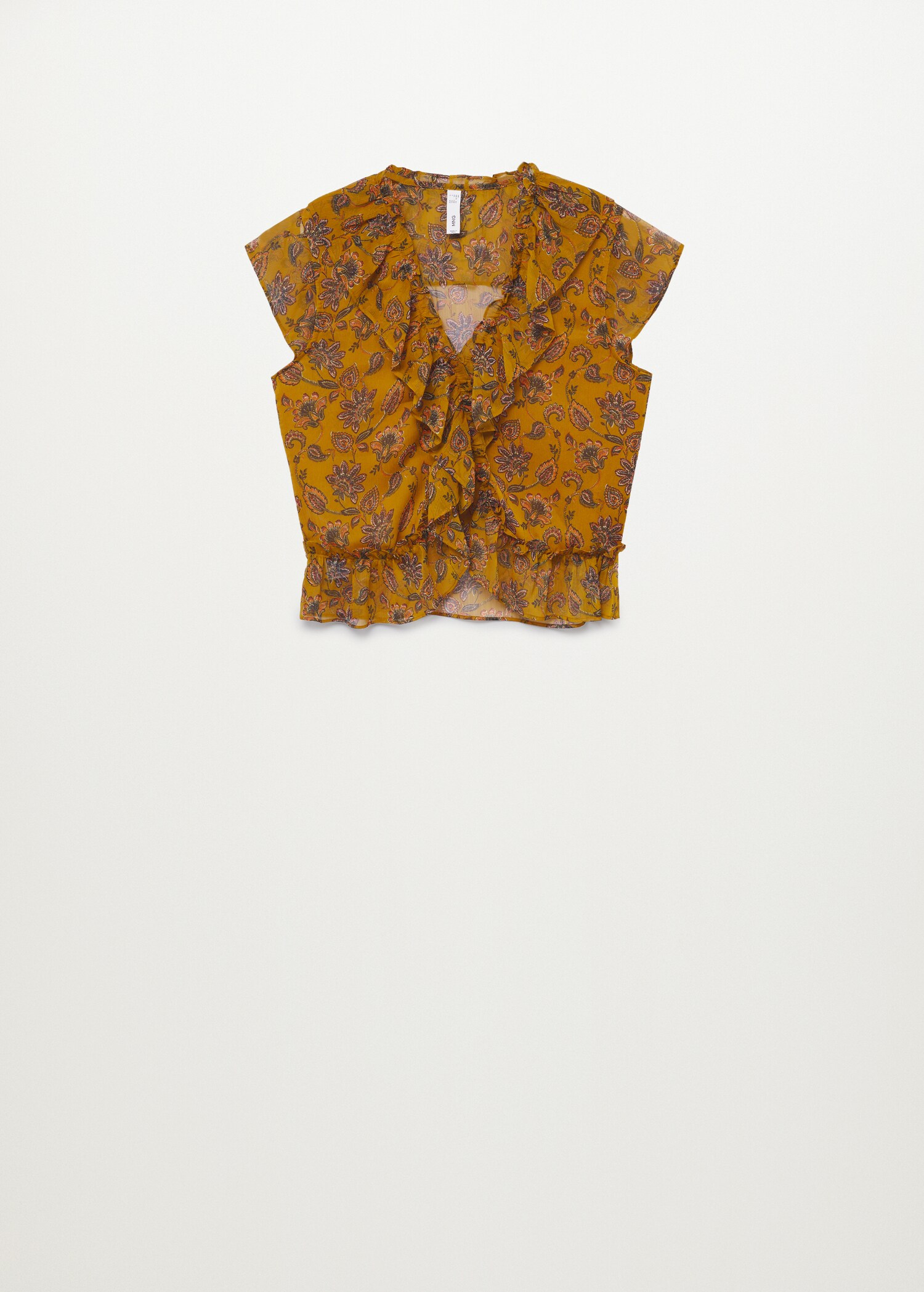 Ruffles printed blouse - Article without model