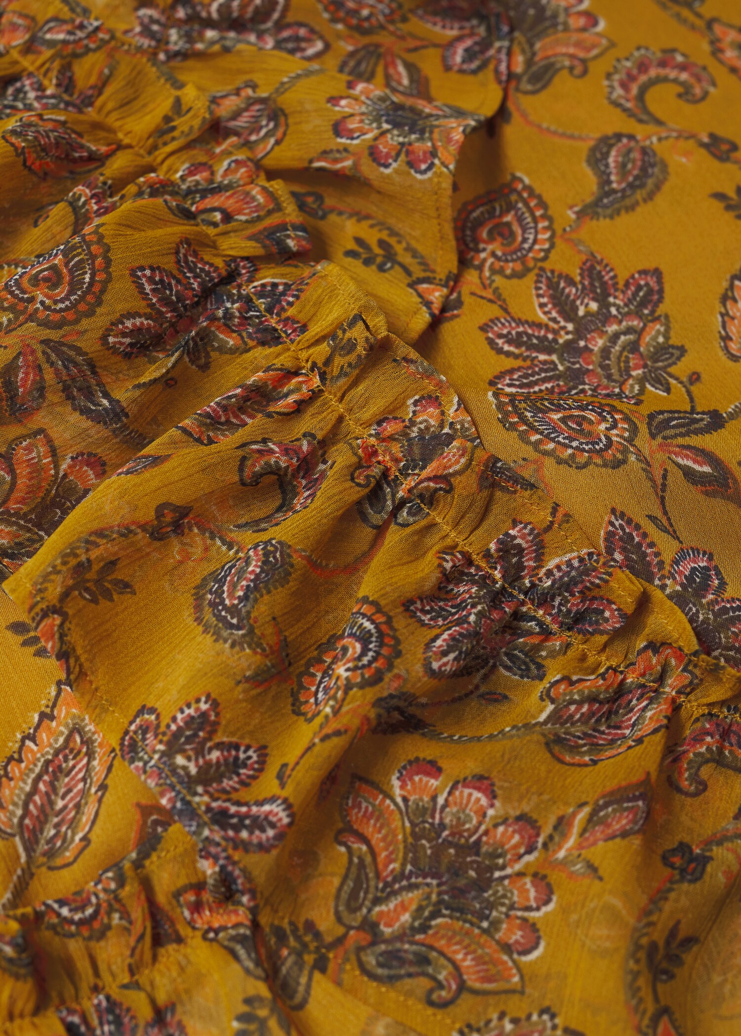 Ruffles printed blouse - Details of the article 8
