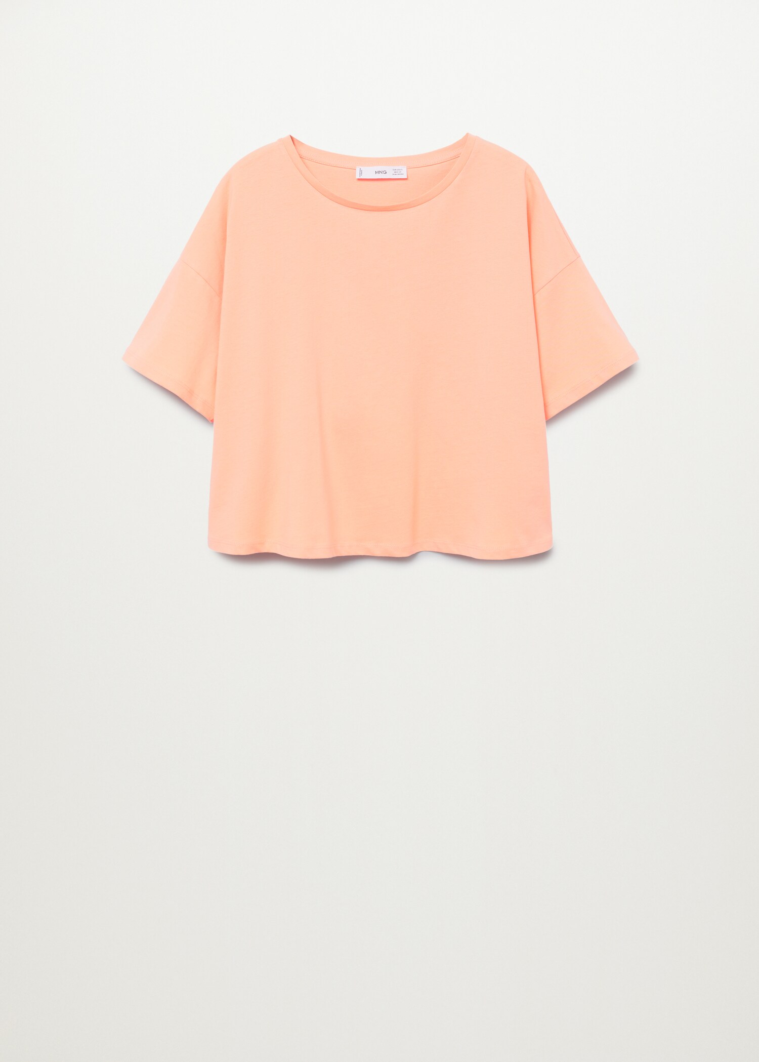 Camiseta crop algodón - Artículo sin modelo