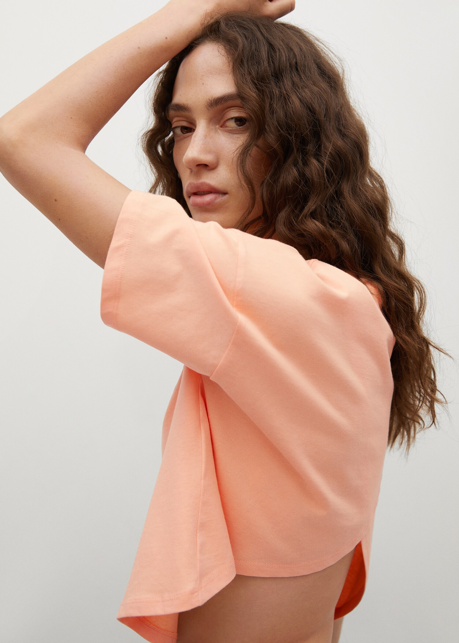 Camiseta crop algodón - Detalle del artículo 1