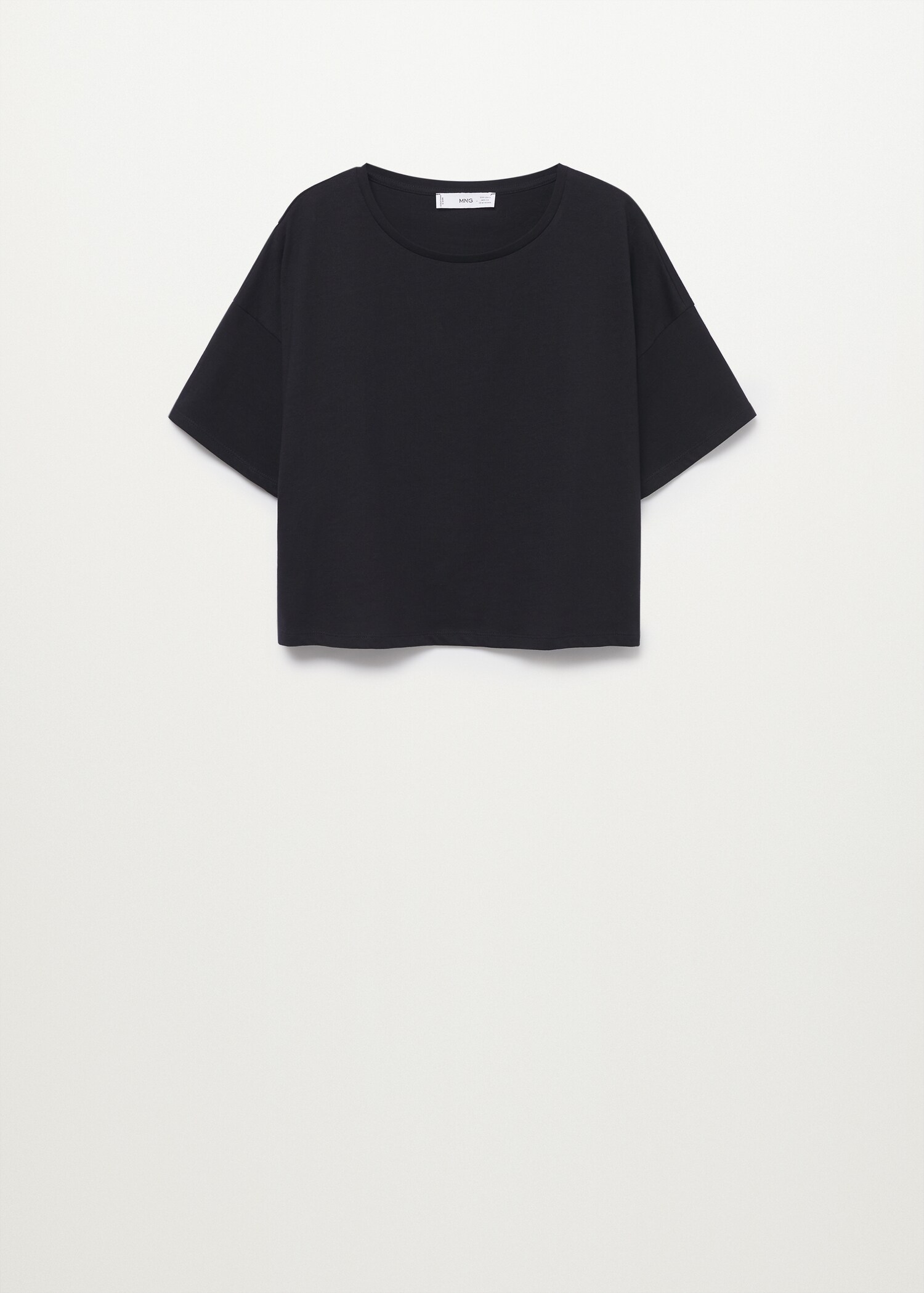 Camiseta crop algodón - Artículo sin modelo