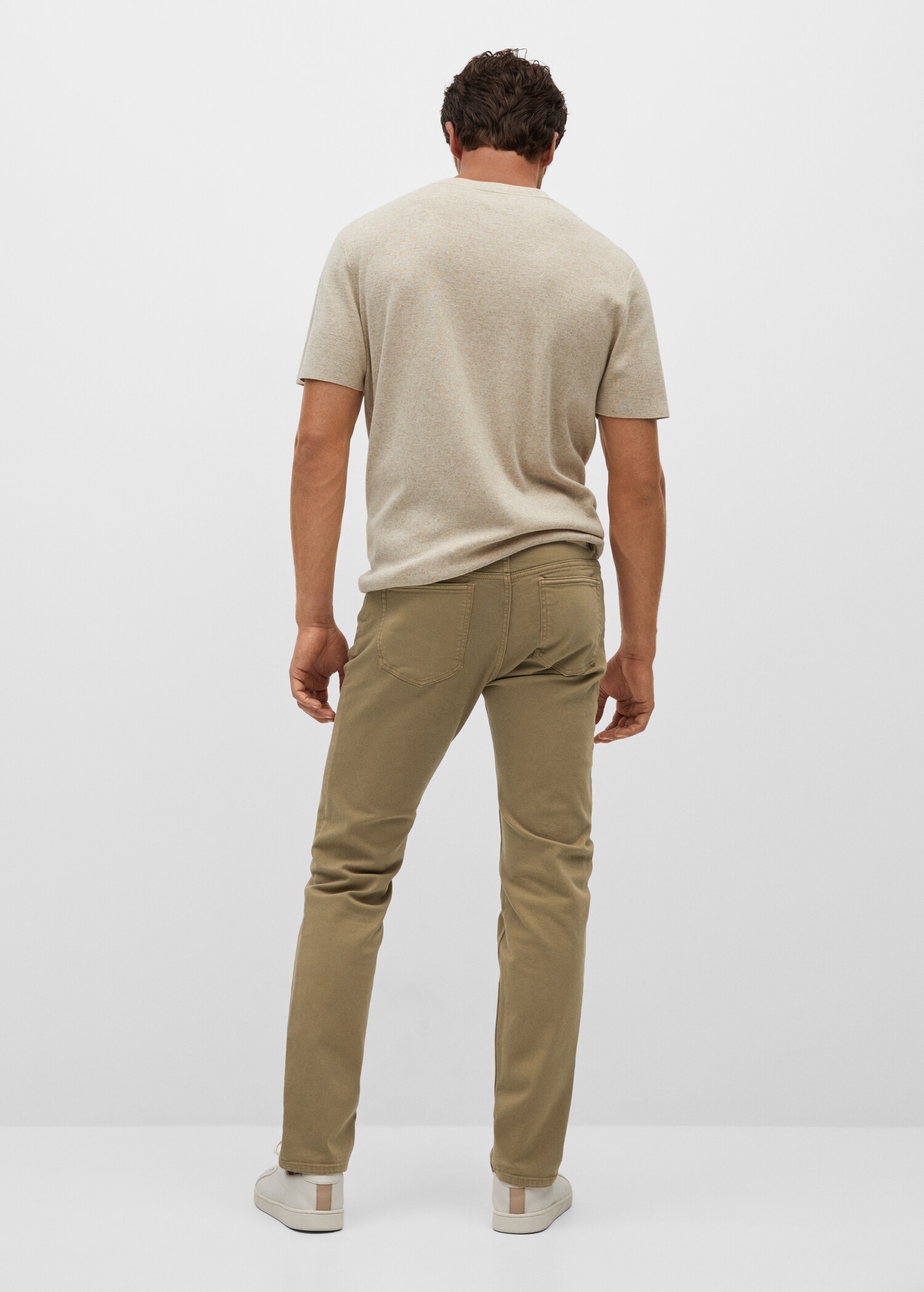 Slim-fit colored jeans - Reverse of the article