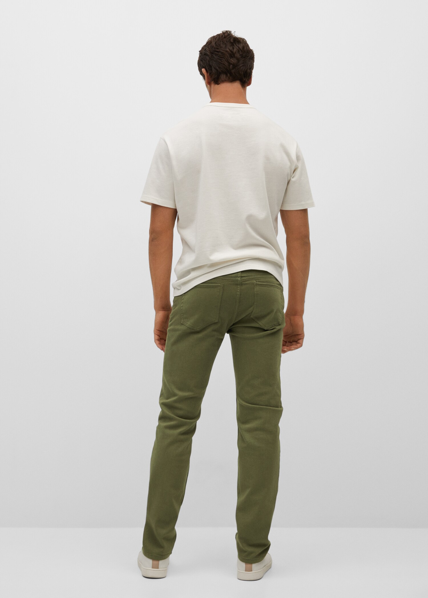 Slim-fit colored jeans - Reverse of the article