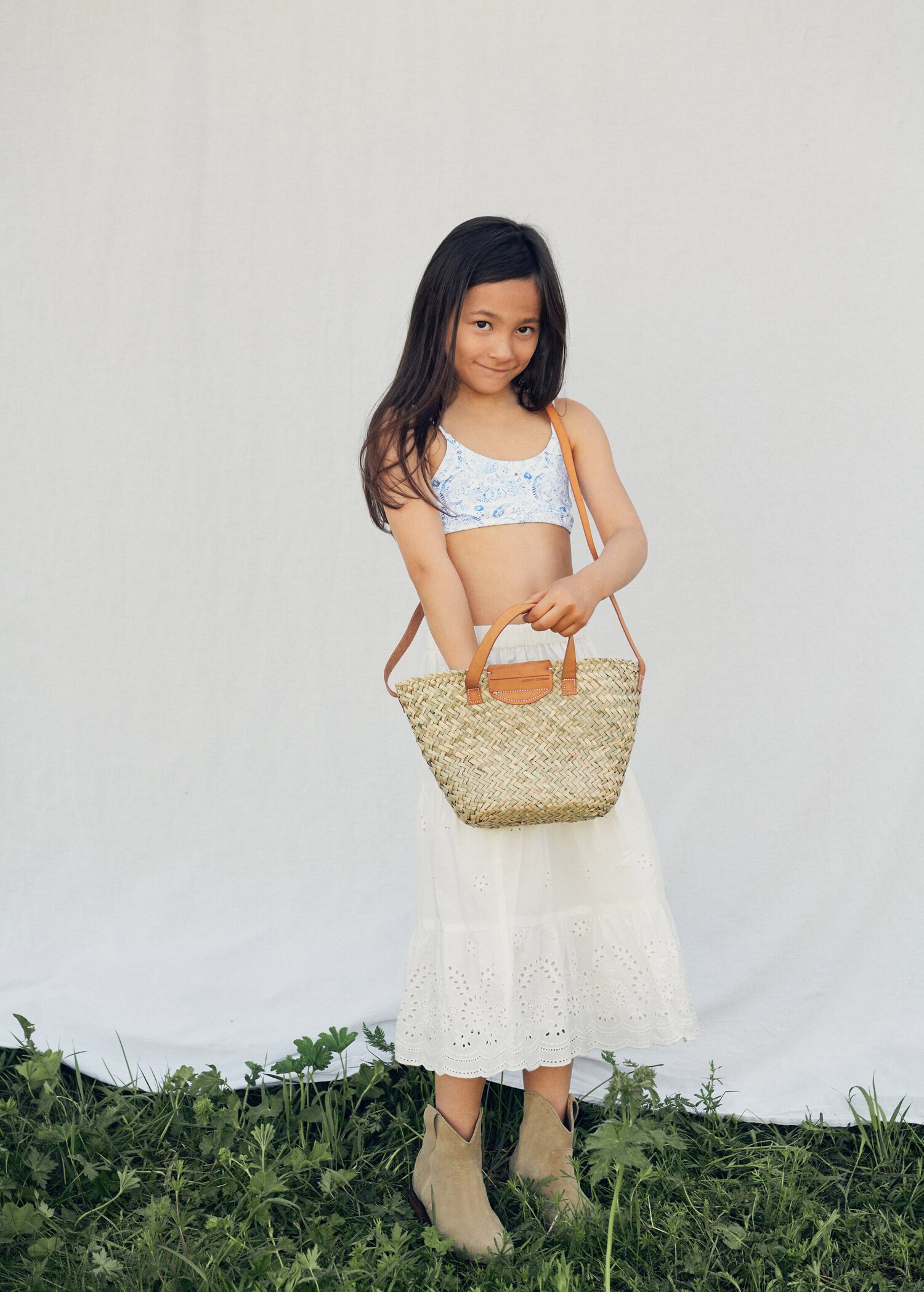 Broderie anglaise cotton skirt - Details of the article 5