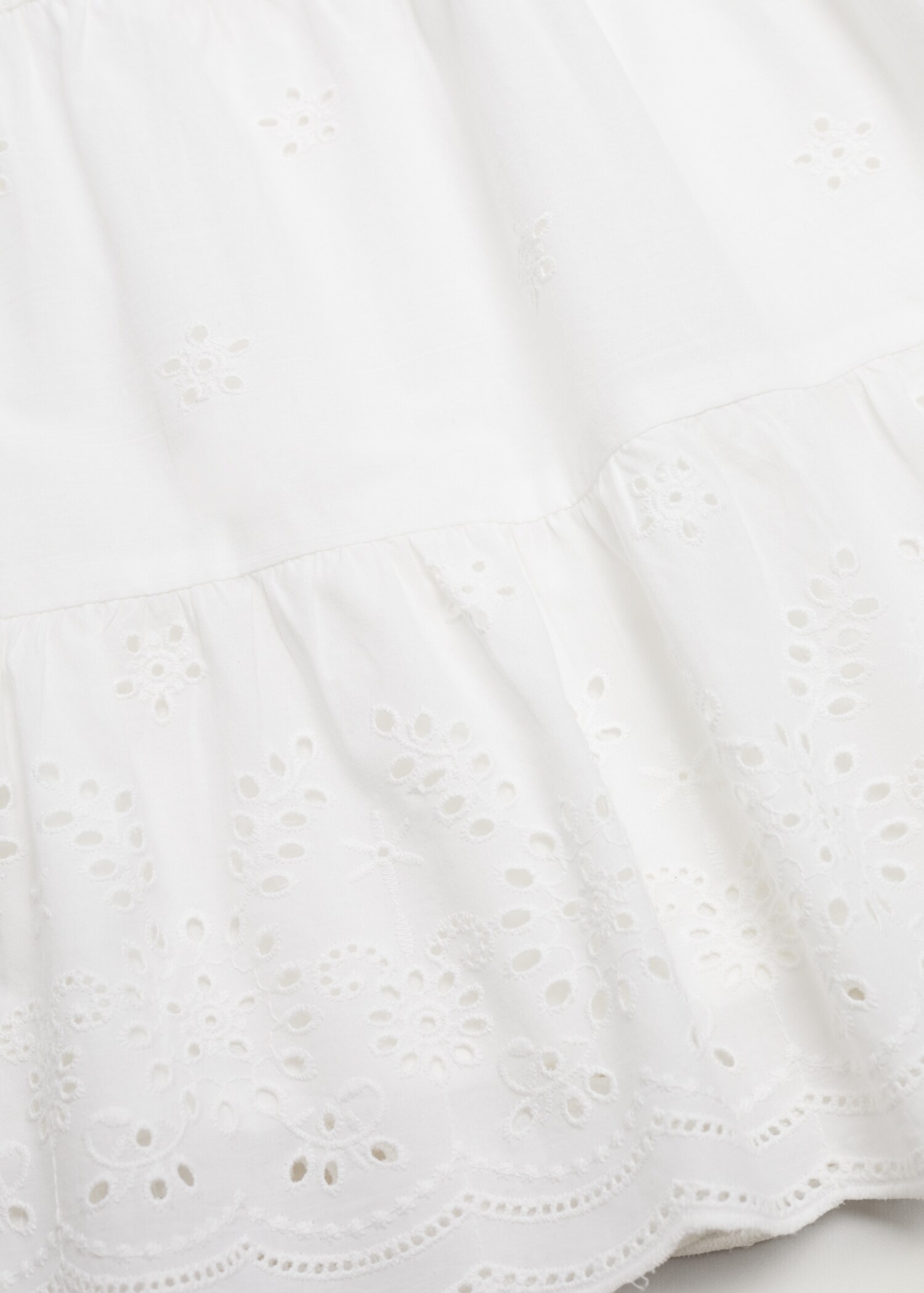Broderie anglaise cotton skirt - Details of the article 8