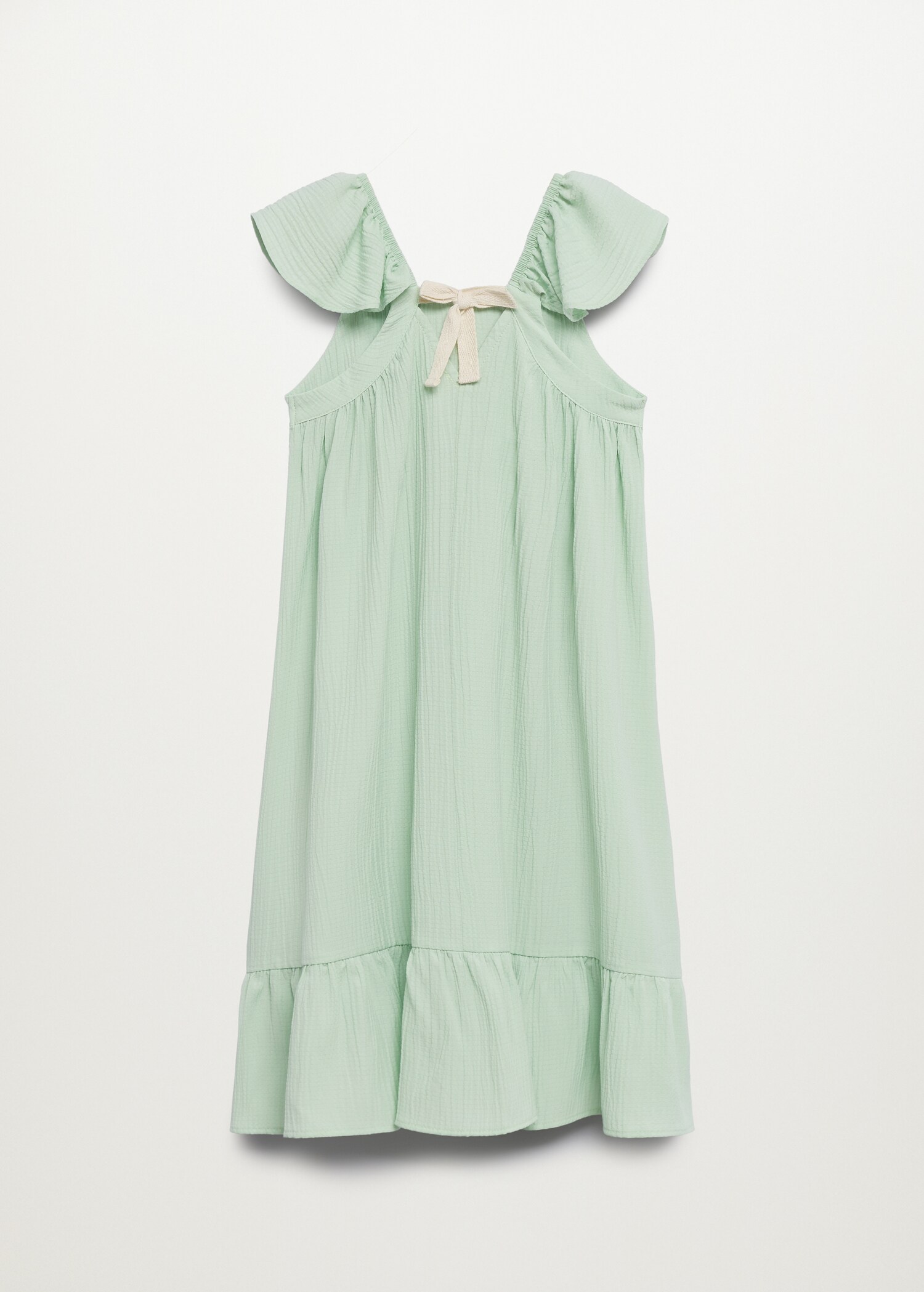 Vestido textura volantes - Reverso del artículo