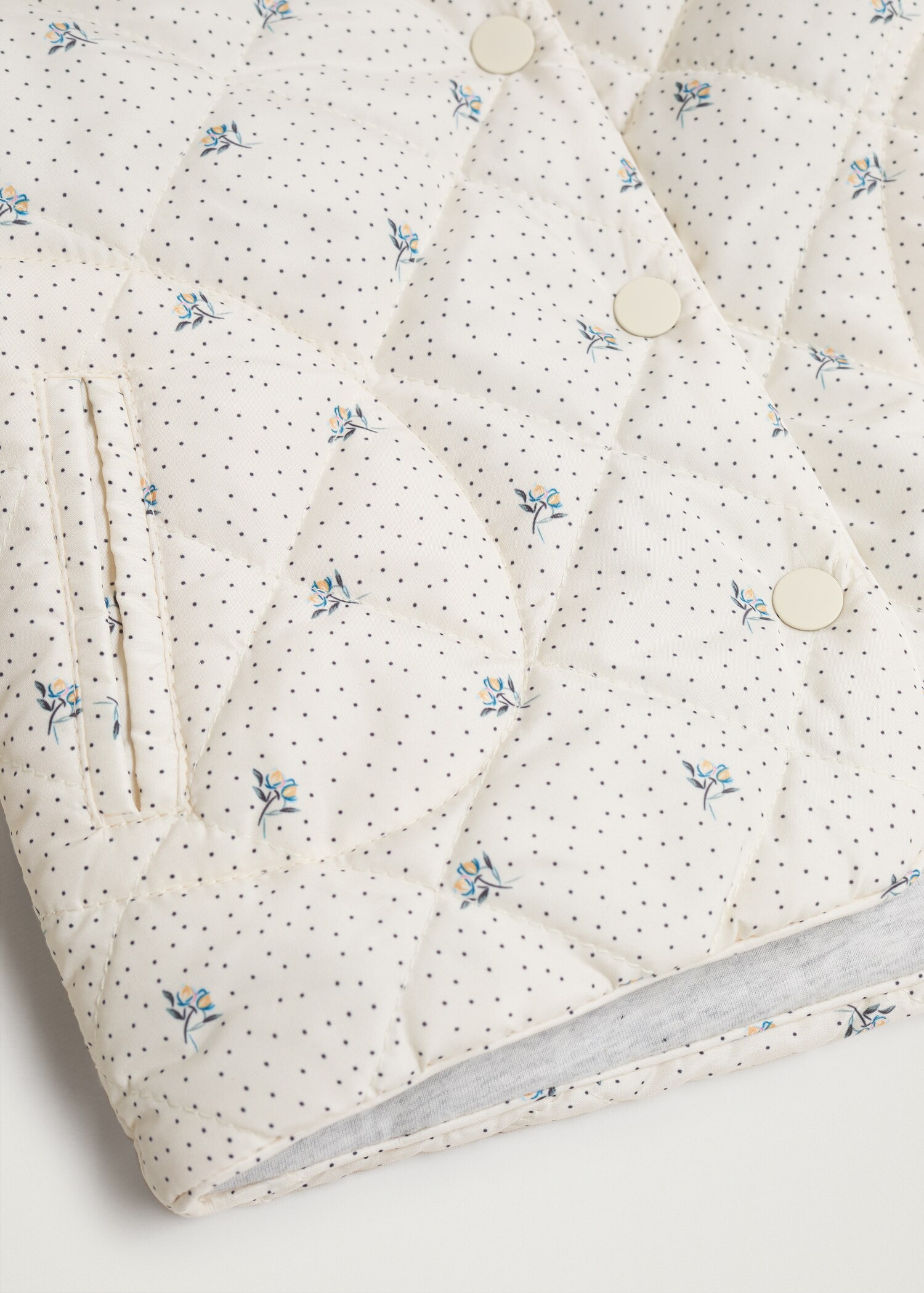 Chaqueta acolchada estampada - Detalle del artículo 9