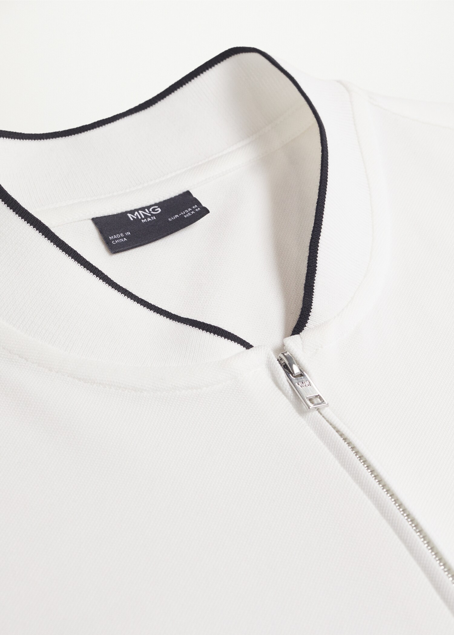 Polo algodón cuello bomber - Detalle del artículo 8