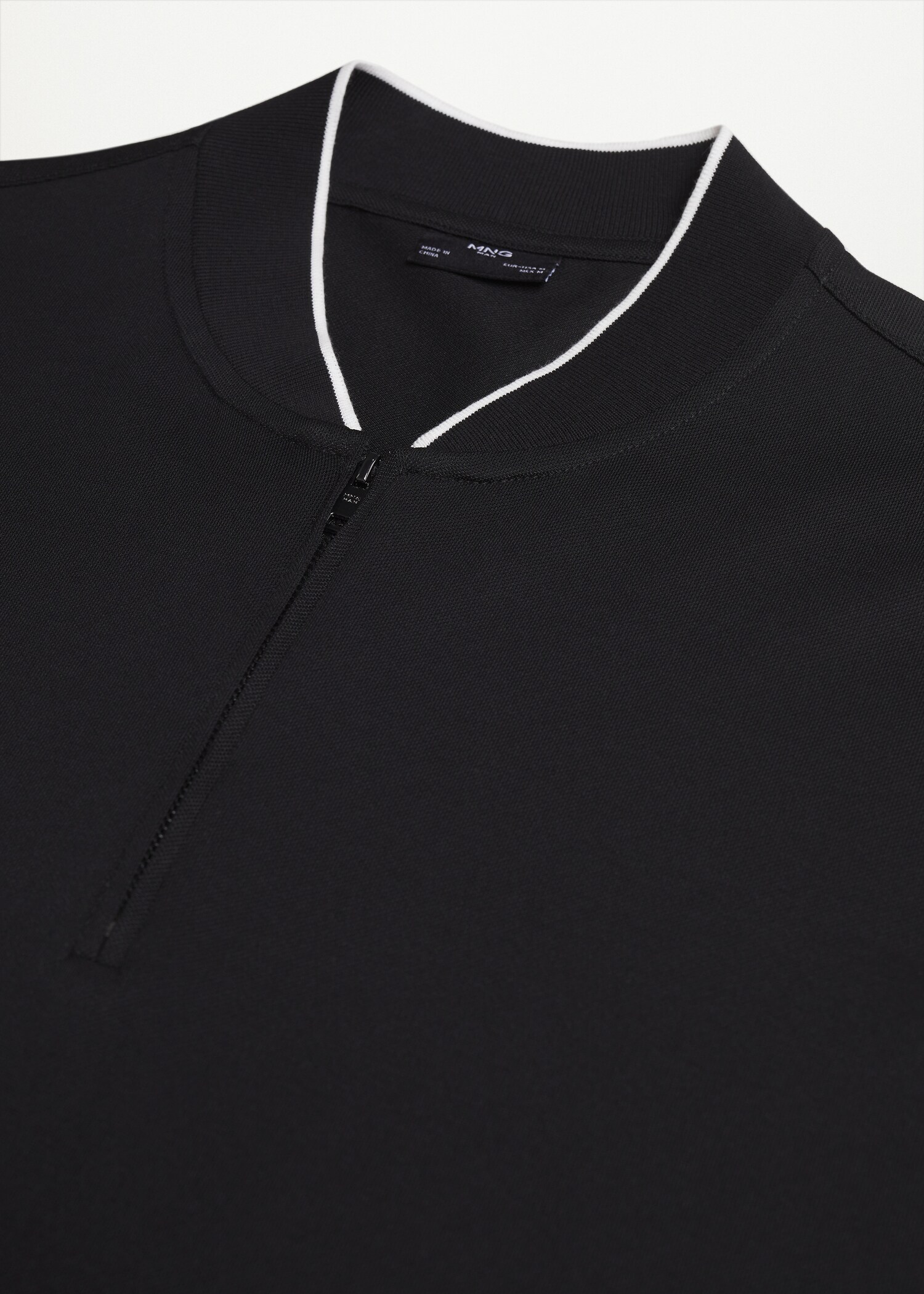Polo algodón cuello bomber - Detalle del artículo 8