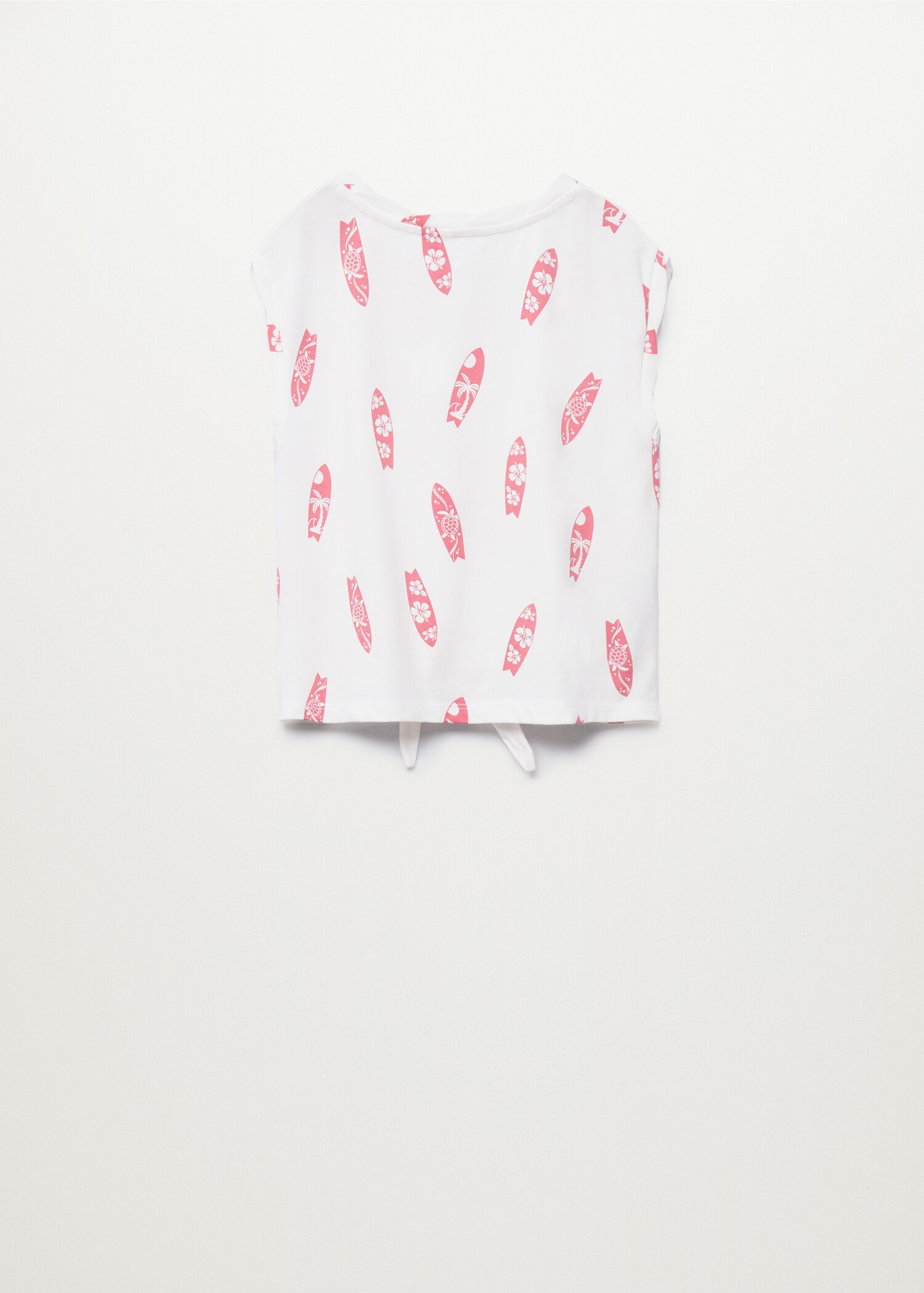 Knot printed T-shirt - Reverse of the article
