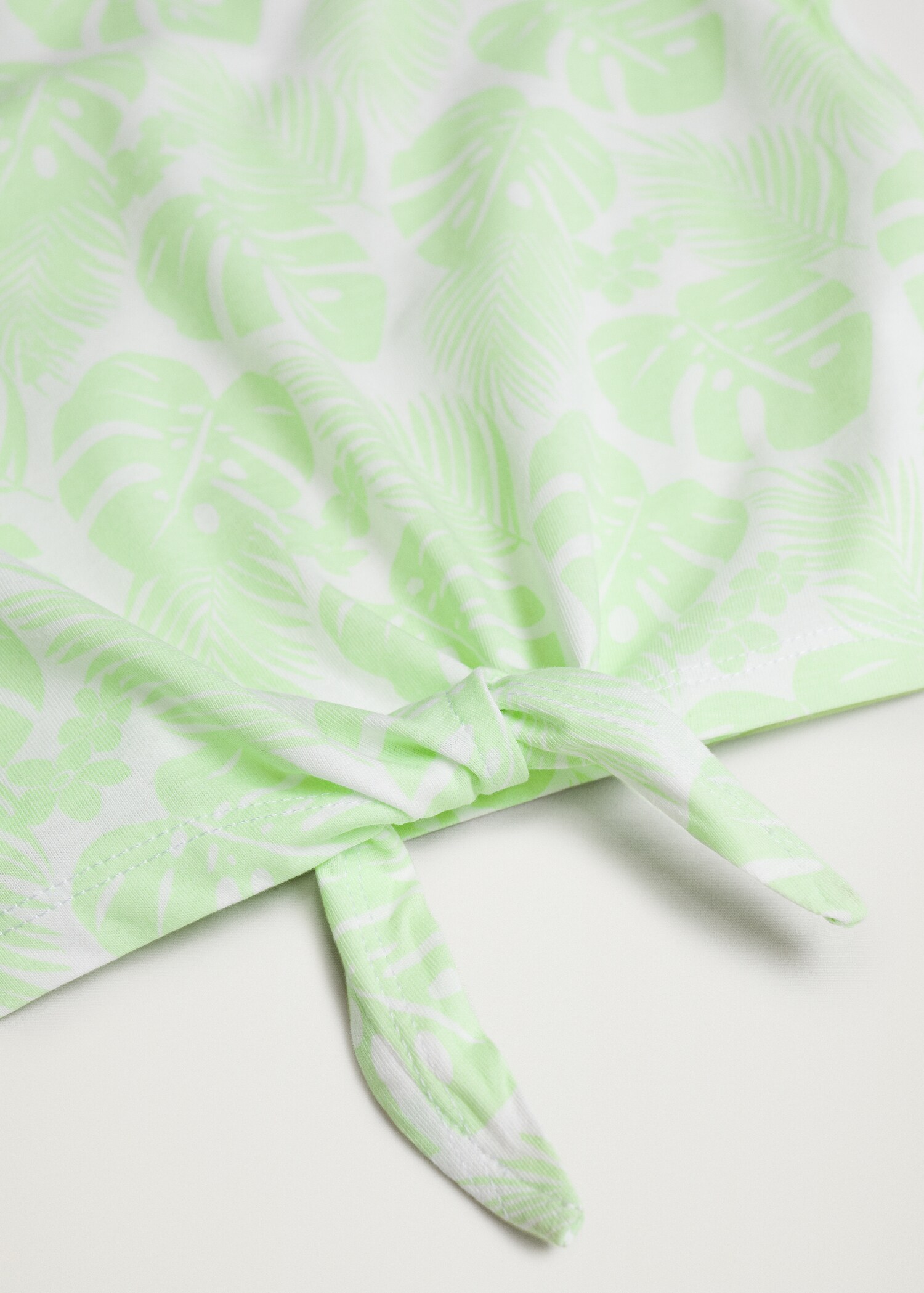 Knot printed T-shirt - Details of the article 8