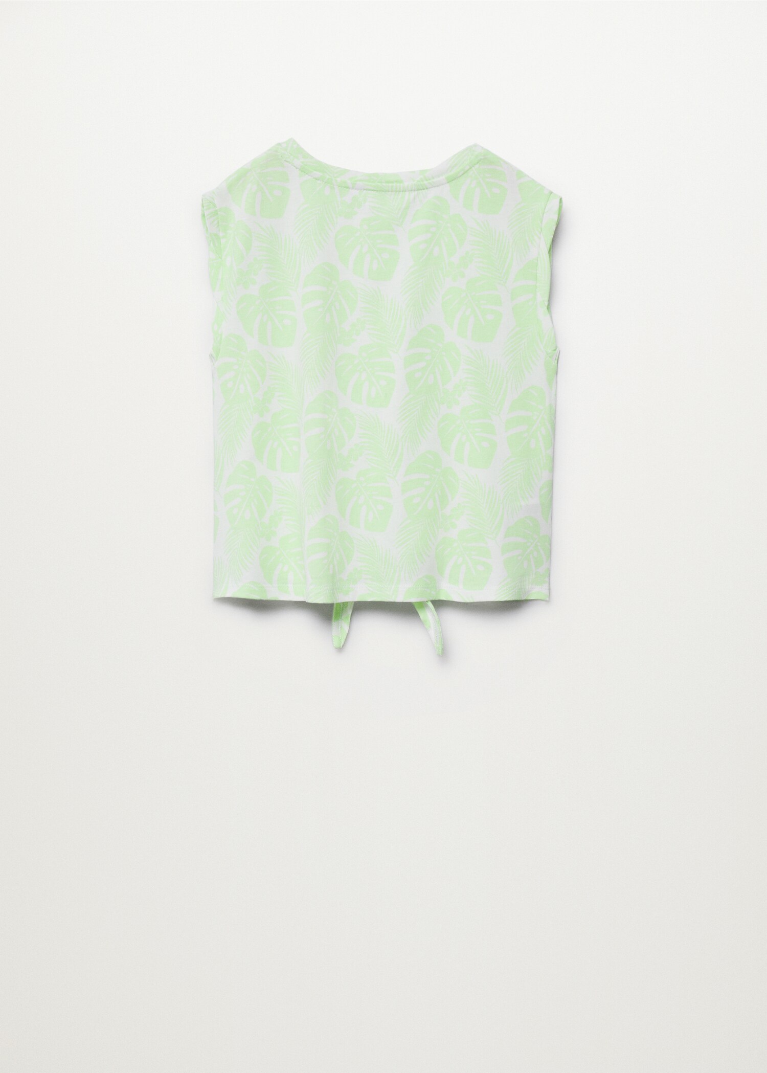 Knot printed T-shirt - Reverse of the article