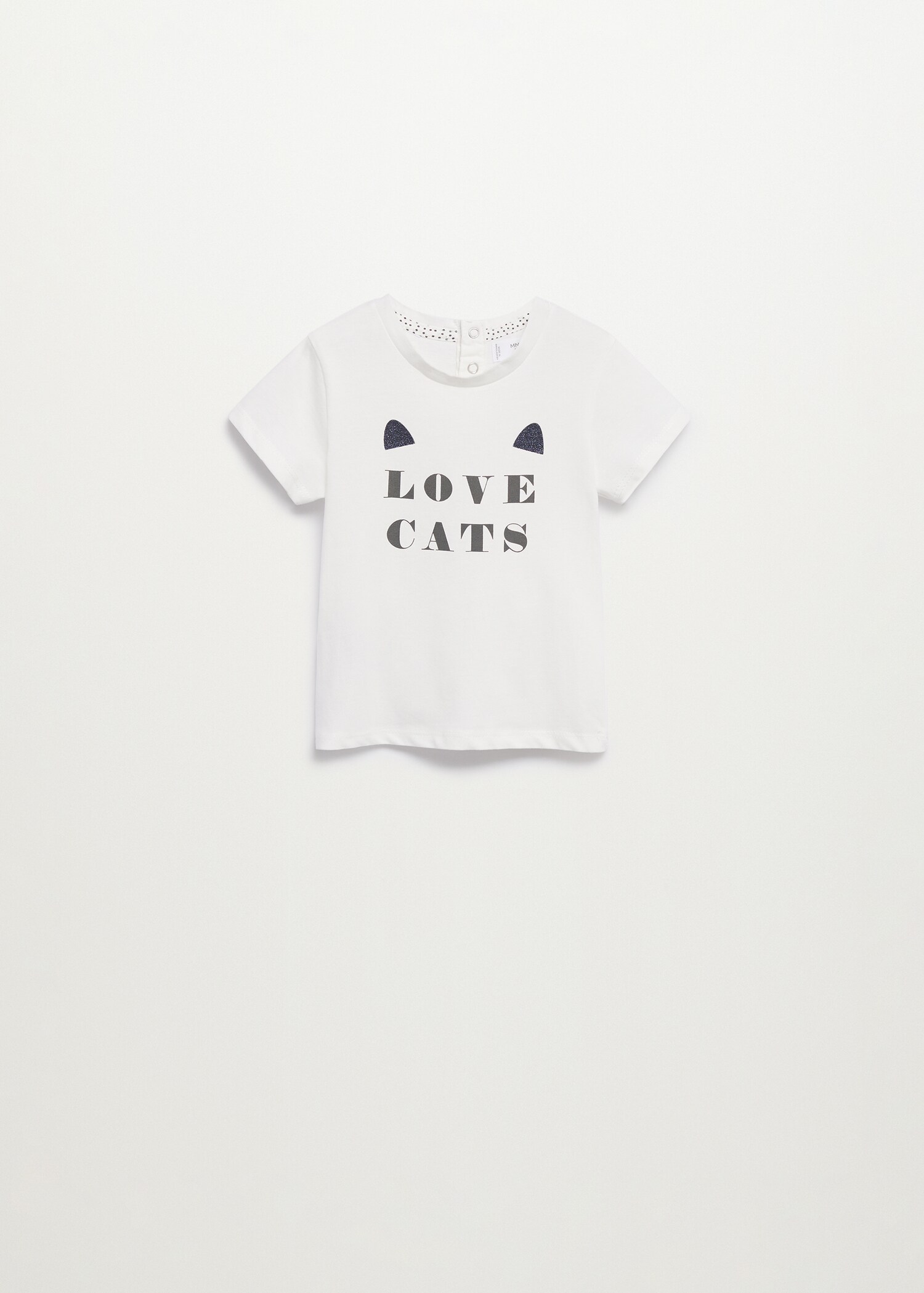 Message cotton T-shirt - Article without model