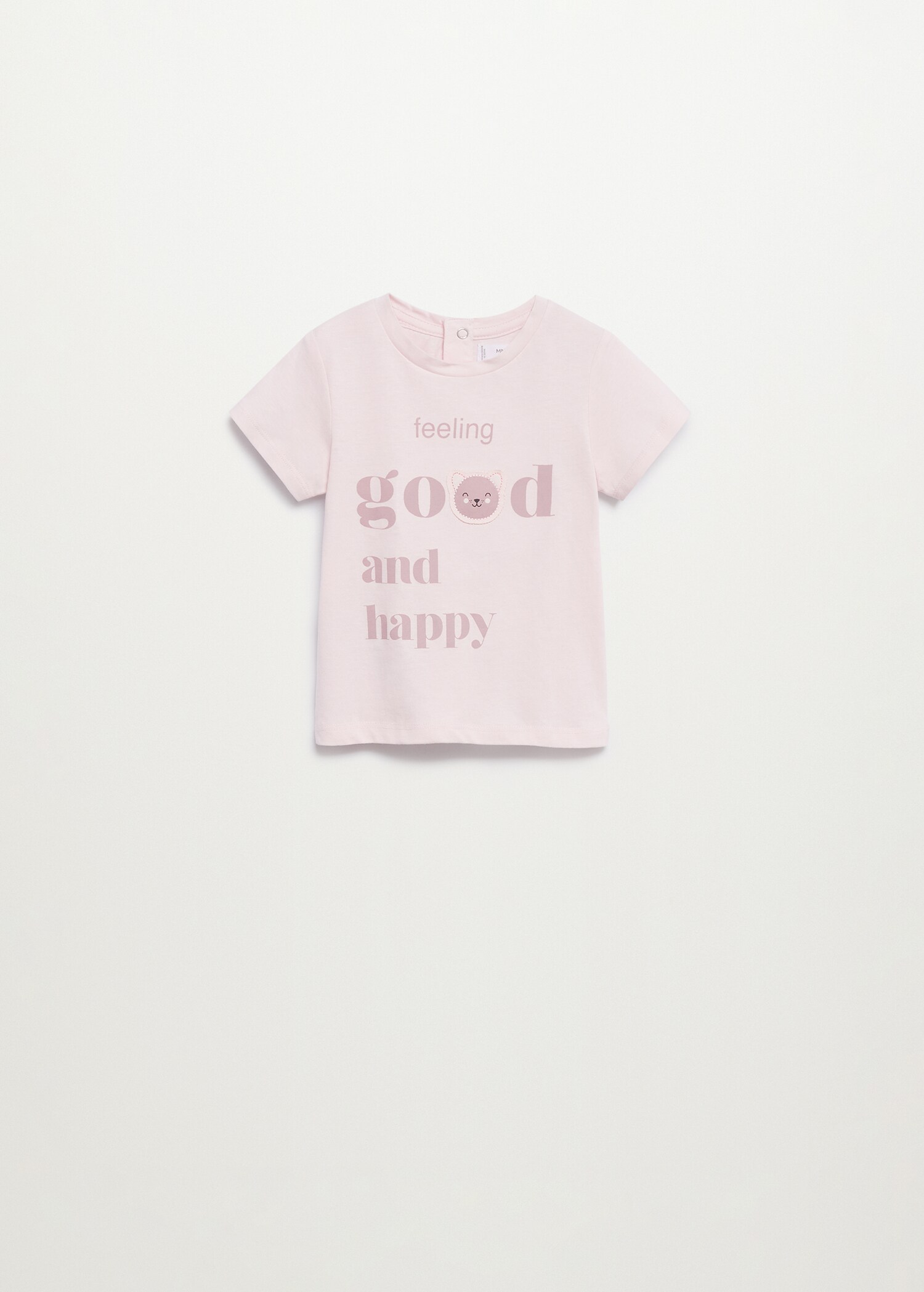 Message cotton T-shirt - Article without model