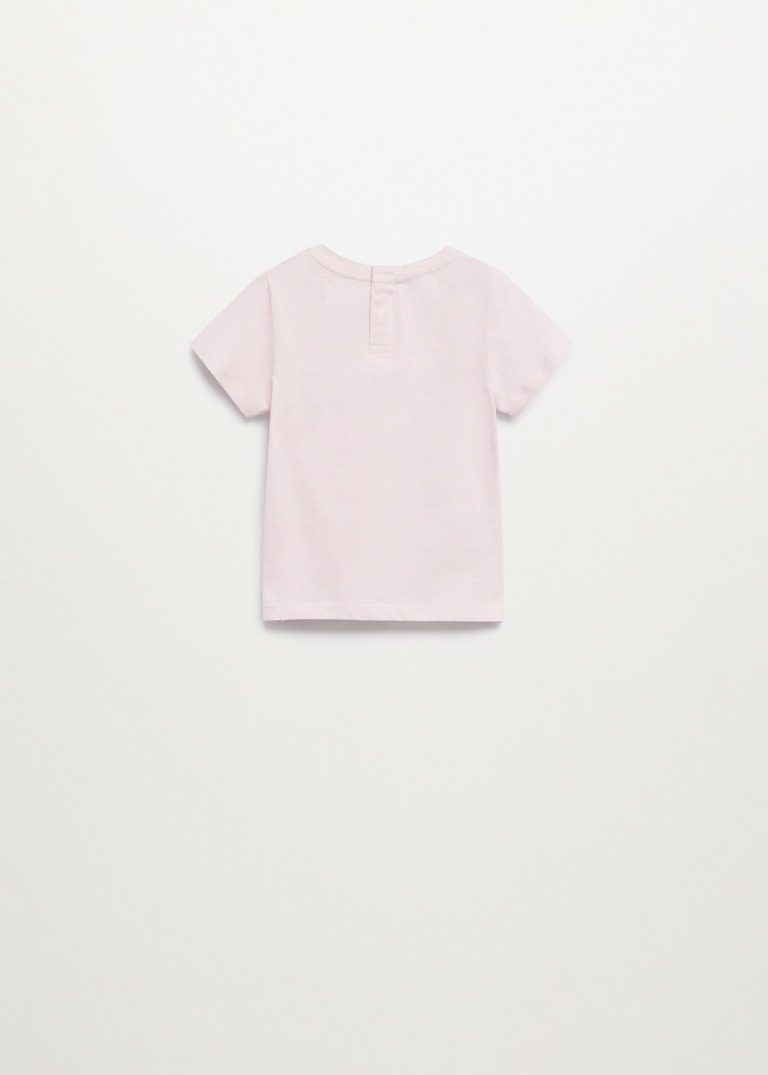 Message cotton T-shirt - Reverse of the article
