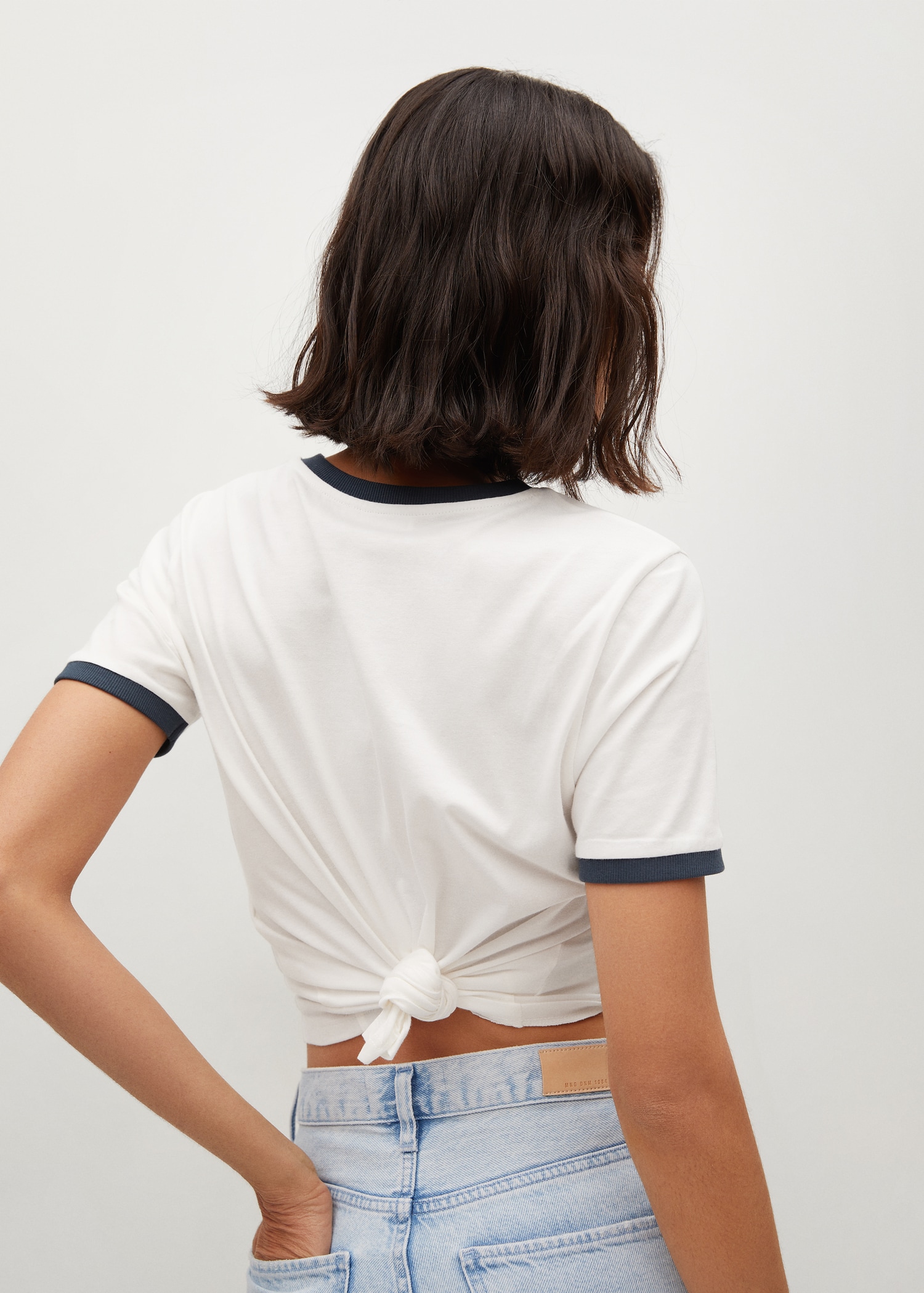 Camiseta algodón orgánico mensaje - Reverso del artículo
