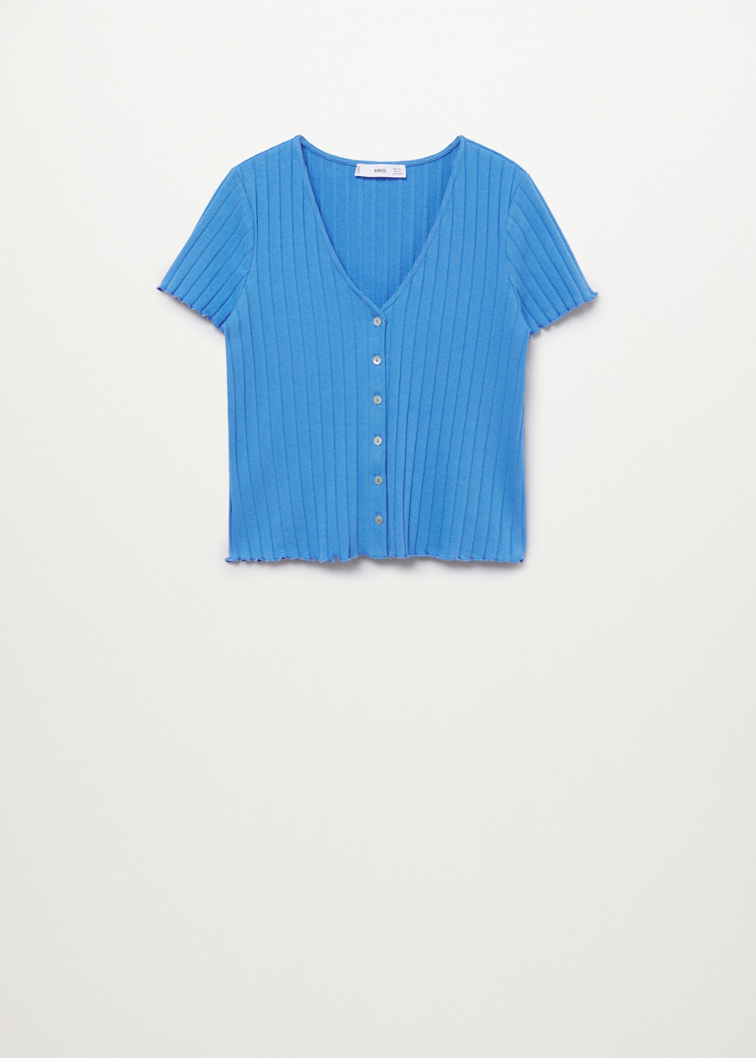 Camiseta canalé botones - Artículo sin modelo