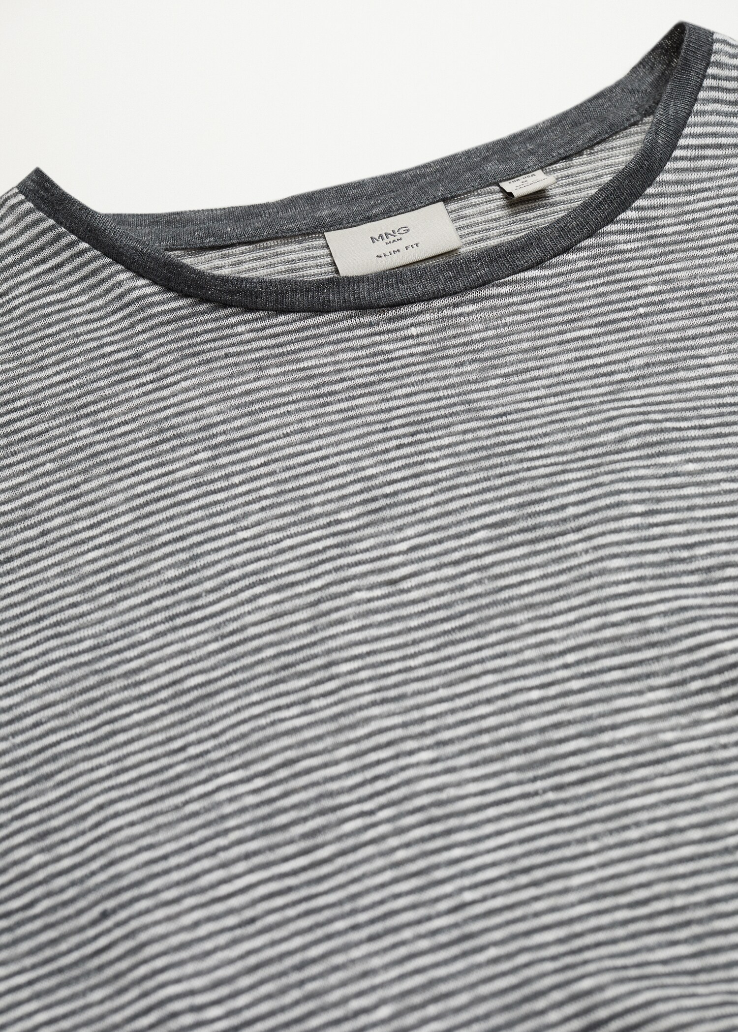 Camiseta 100% lino rayas - Detalle del artículo 8