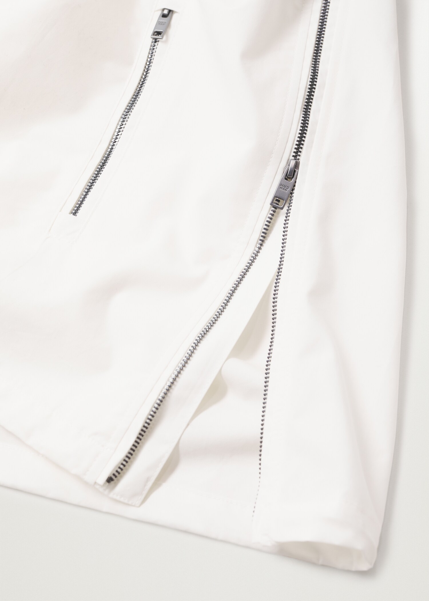 Bavlněný kabátek se zipy - Detail zboží 7