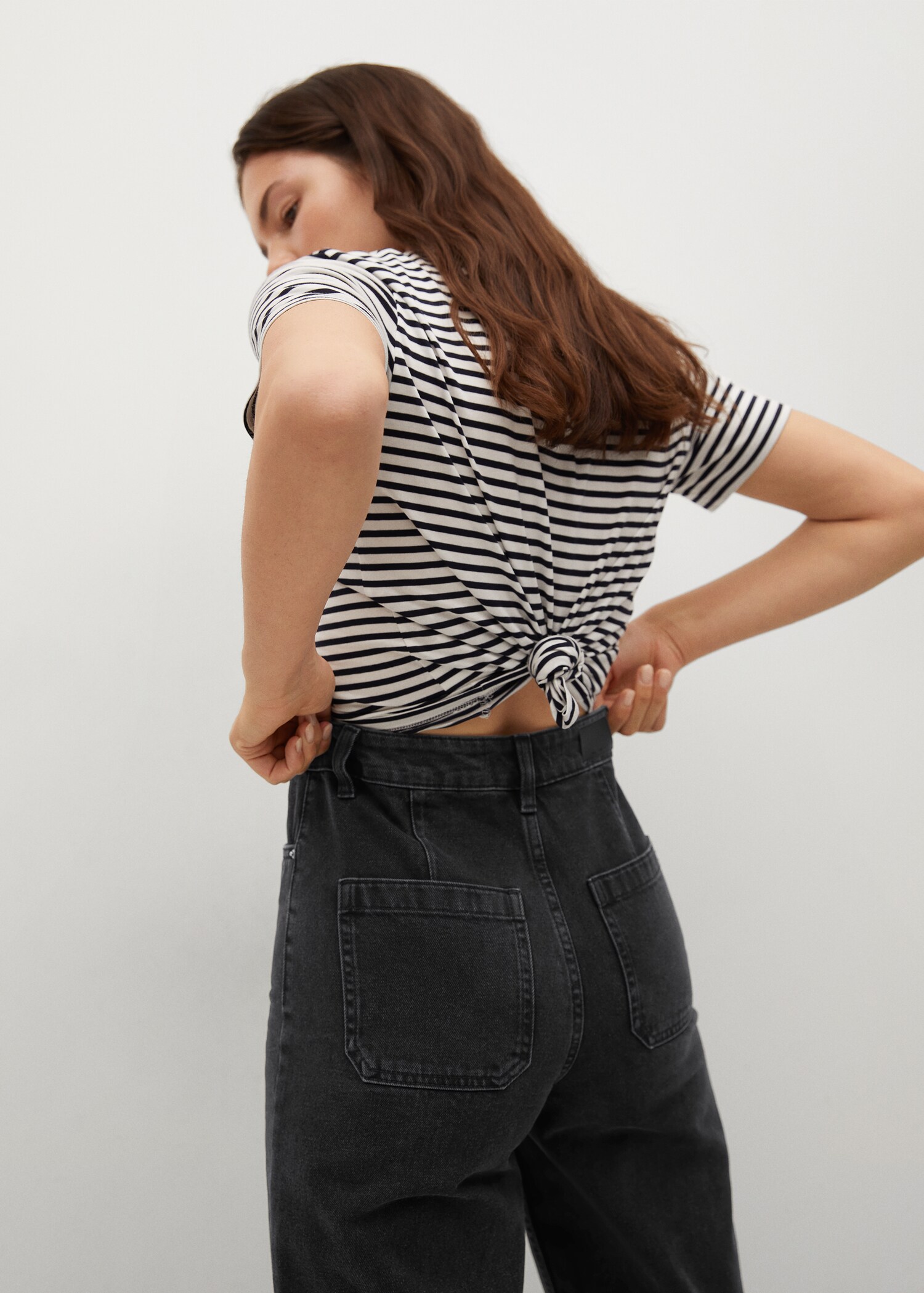 Jupe-culotte jean taille haute - Détail de l'article 1