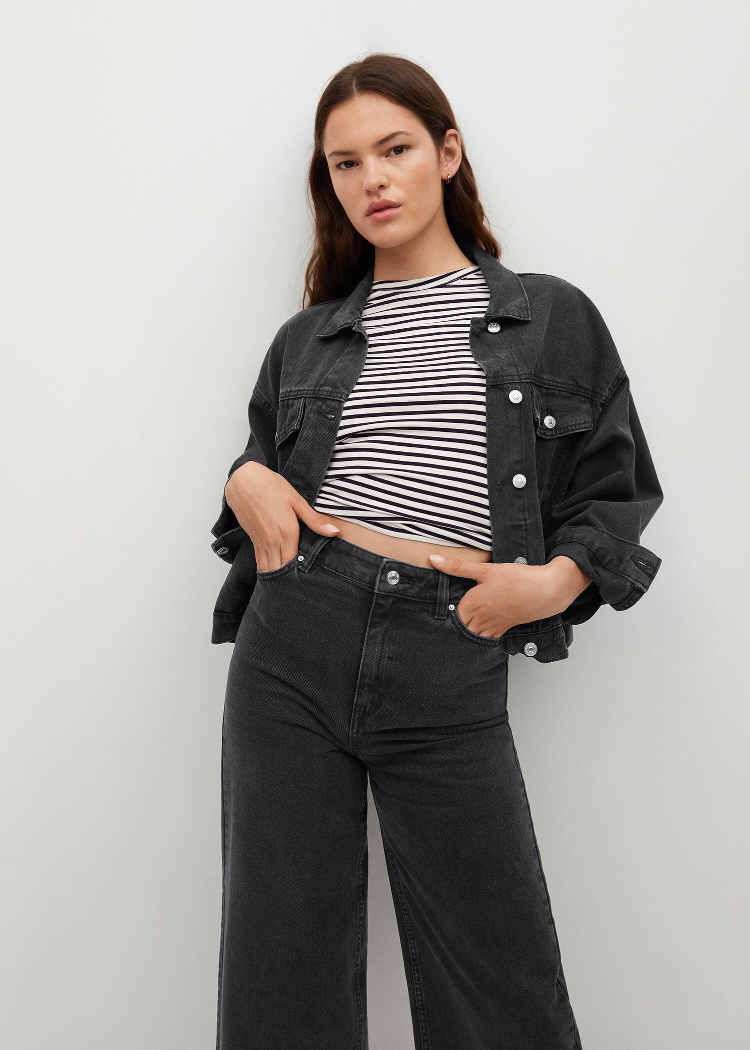 Jupe-culotte jean taille haute - Détail de l'article 3