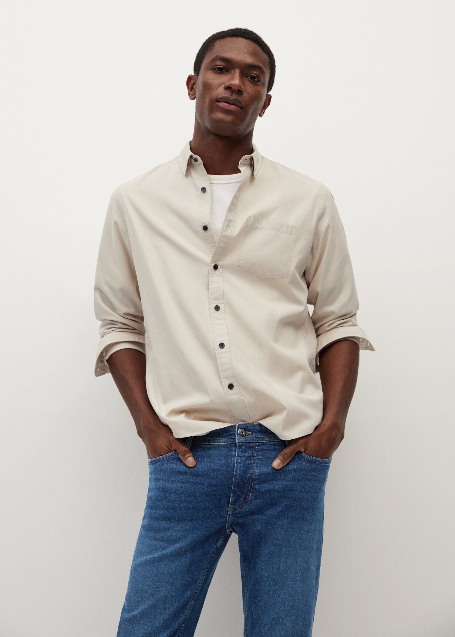 Slim Fit-Jeans Jan mit dunkler Waschung - Detail des Artikels 2