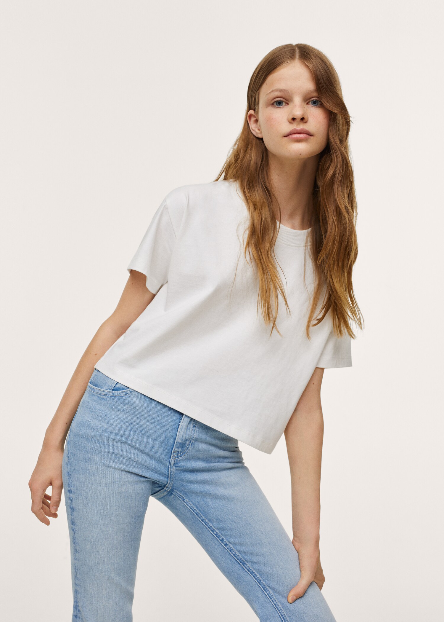 Oversize cotton T-shirt - Medium plane