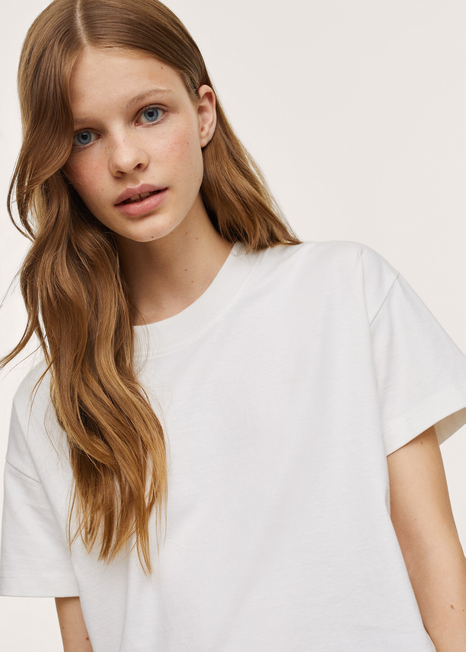 Oversize cotton T-shirt - Details of the article 1