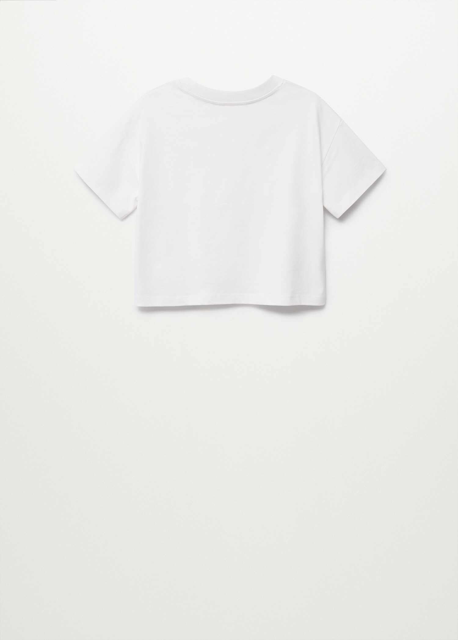 Oversize cotton T-shirt - Reverse of the article