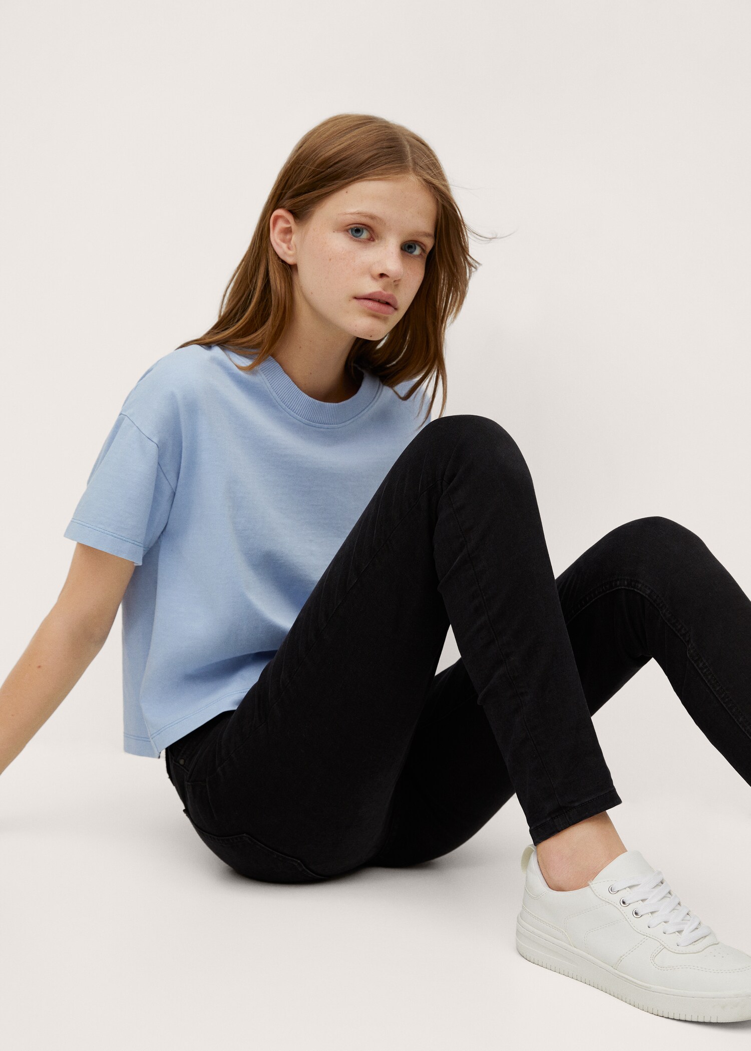 Oversize cotton T-shirt - Medium plane