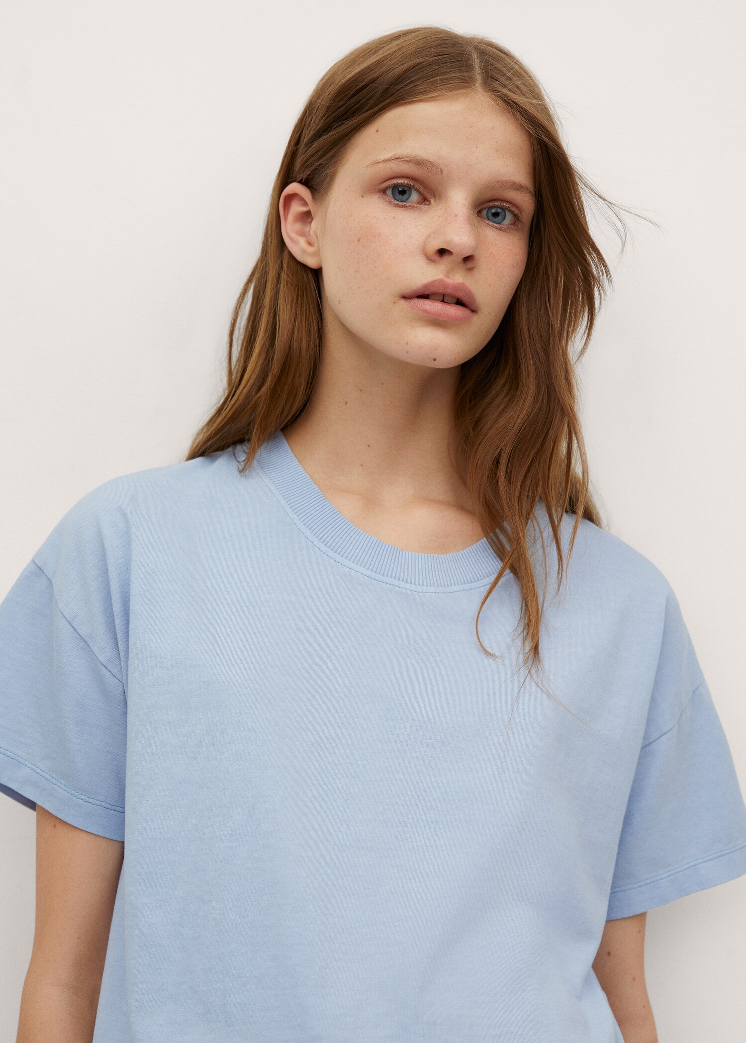 Oversize cotton T-shirt - Details of the article 1