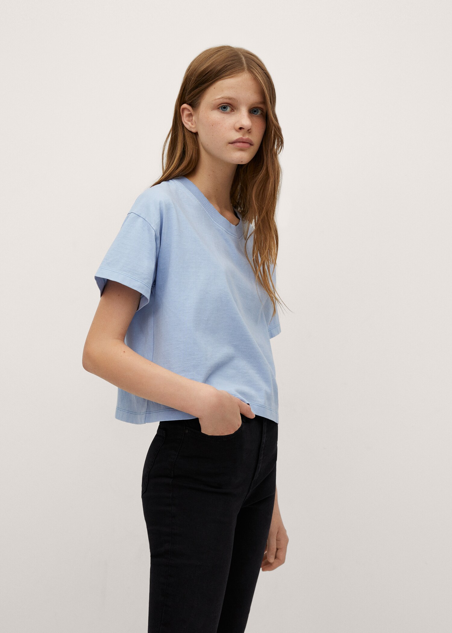 Oversize cotton T-shirt - Details of the article 2