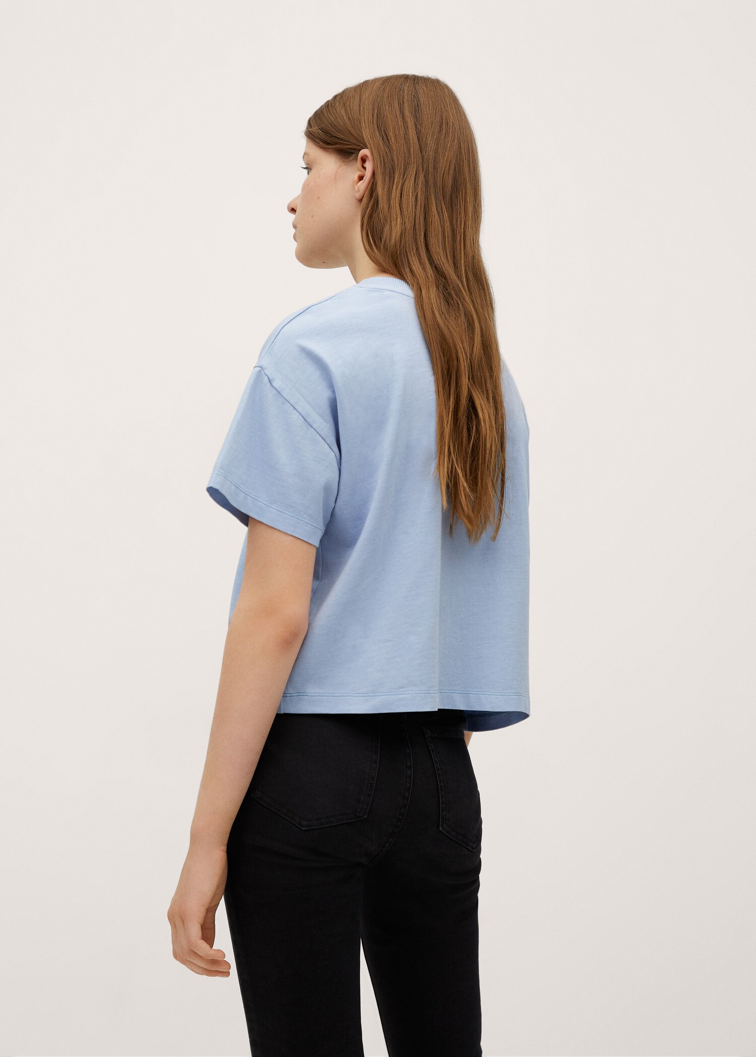 Oversize cotton T-shirt - Details of the article 3