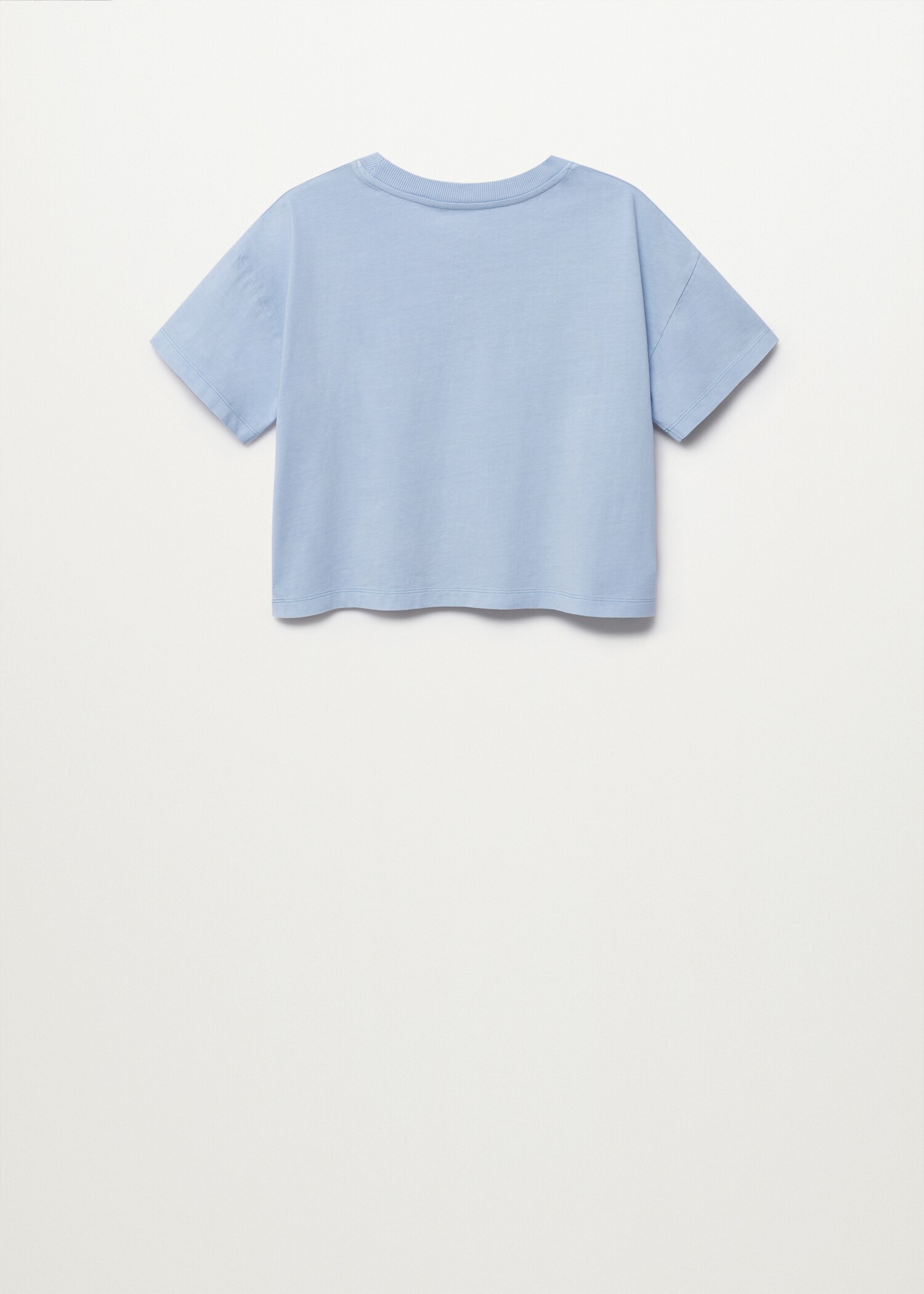 Oversize cotton T-shirt - Reverse of the article