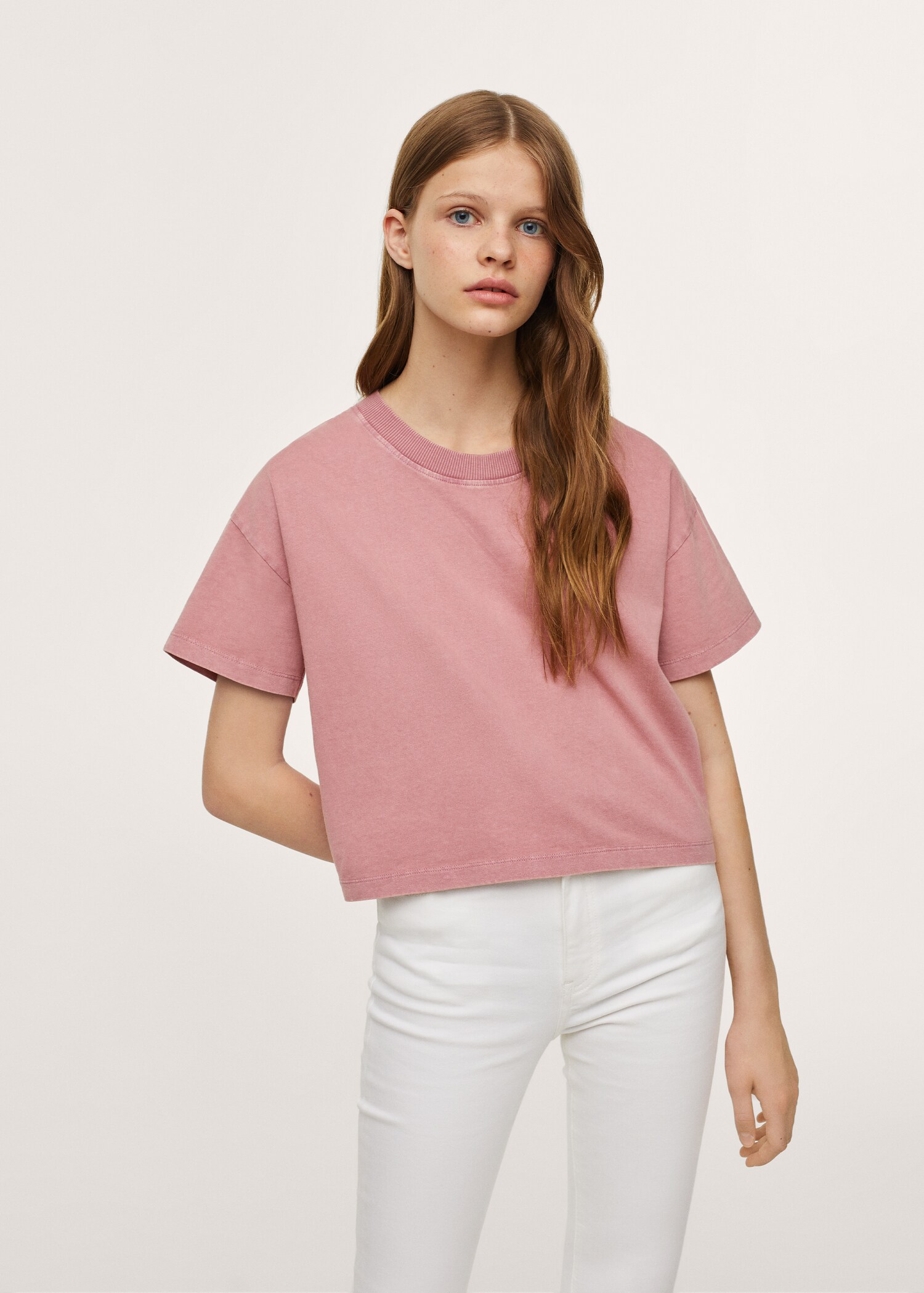 Oversize cotton T-shirt - Medium plane