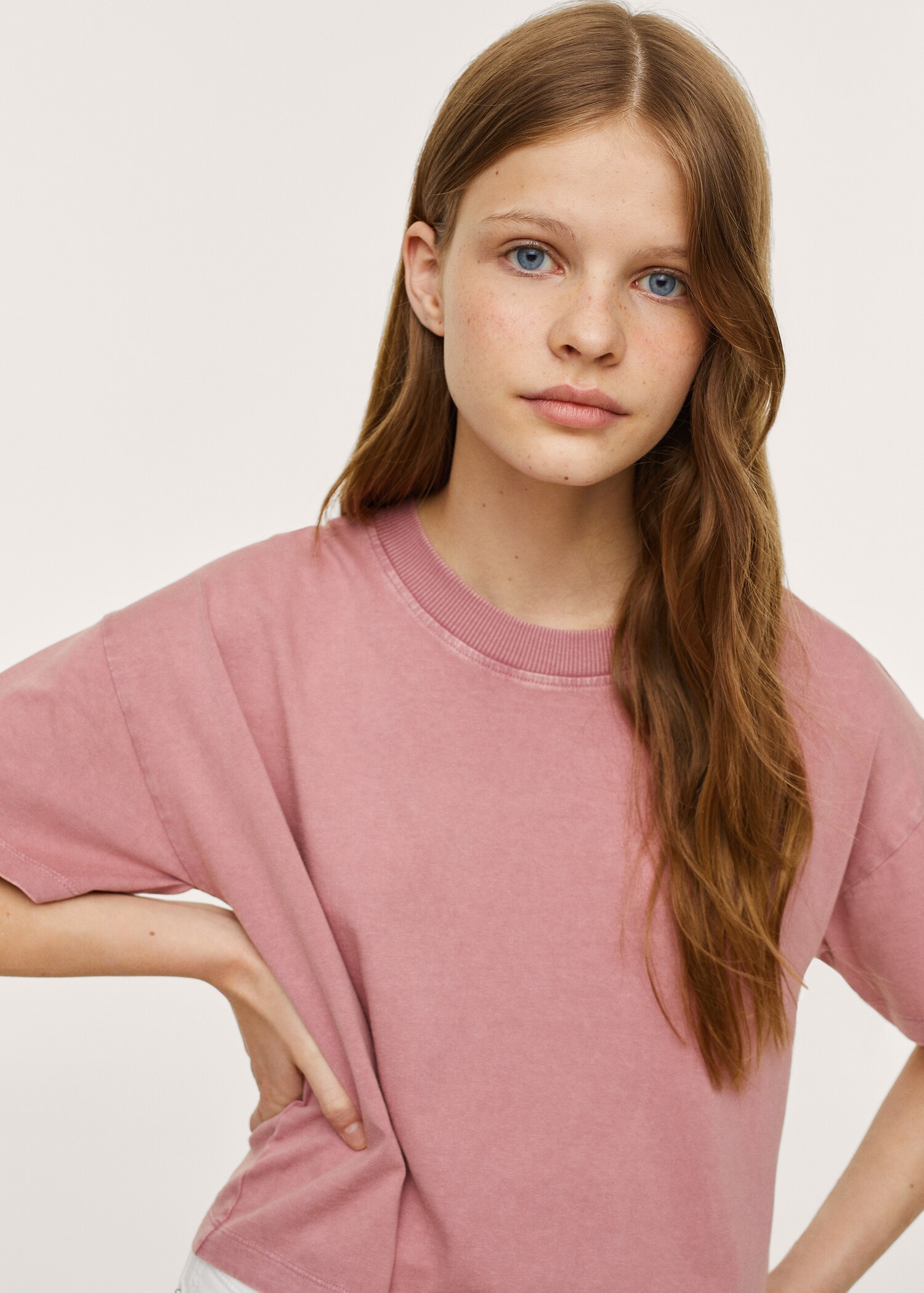 Oversize cotton T-shirt - Details of the article 1