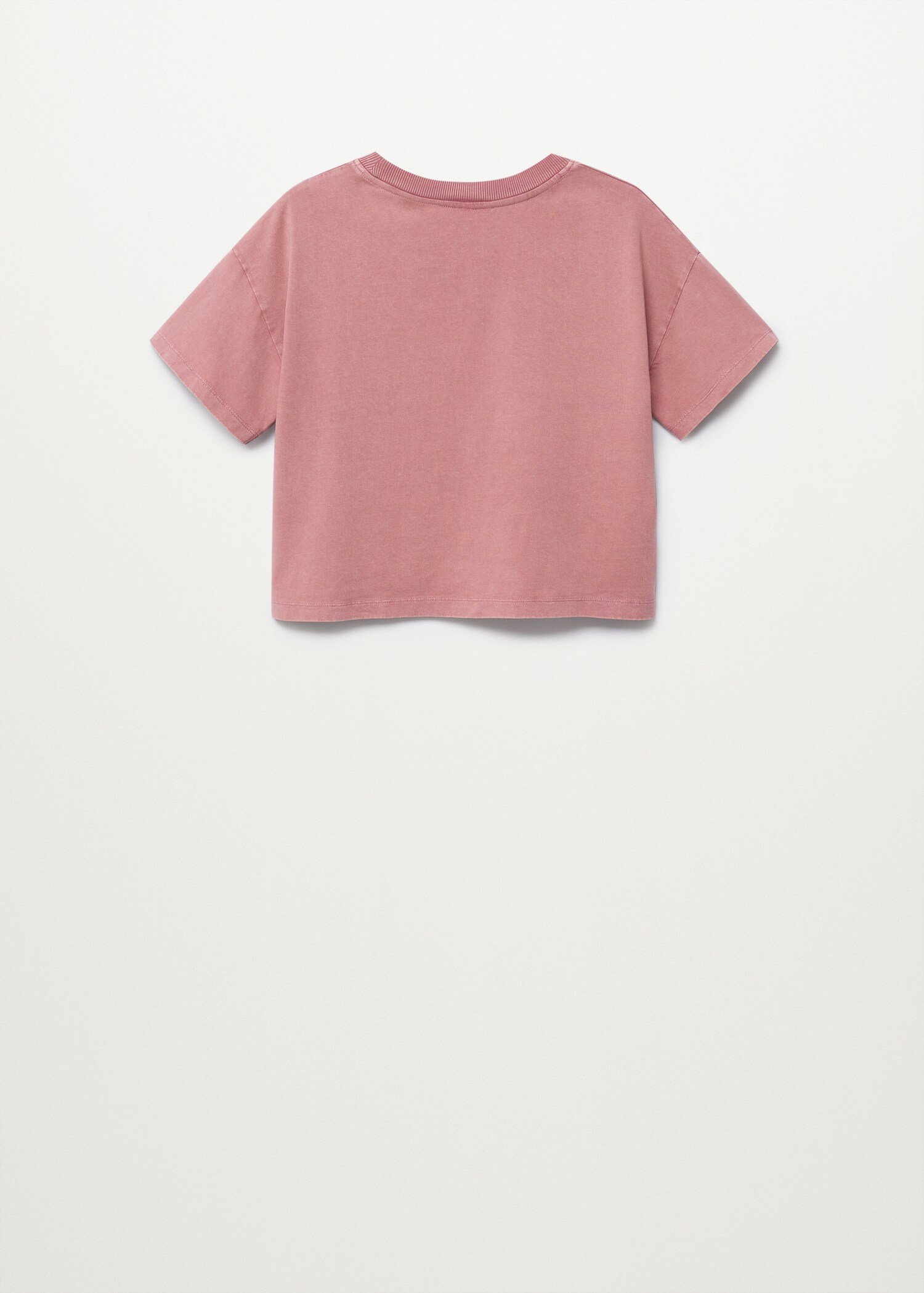 Oversize cotton T-shirt - Reverse of the article