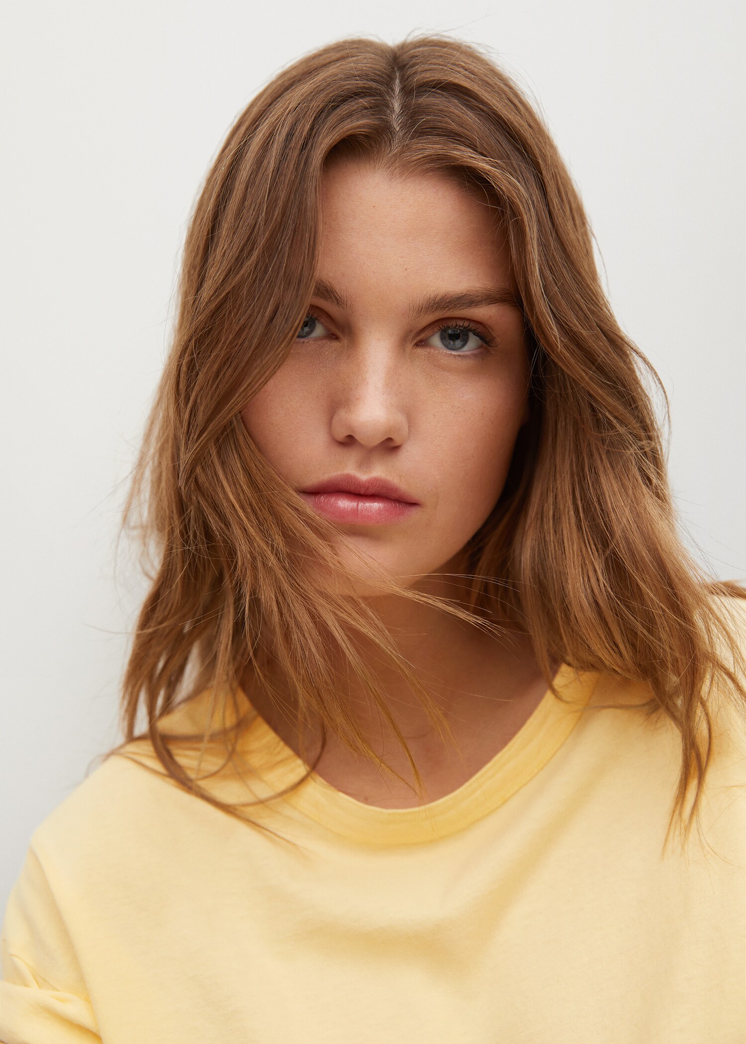 Essential cotton-blend T-shirt - Details of the article 1