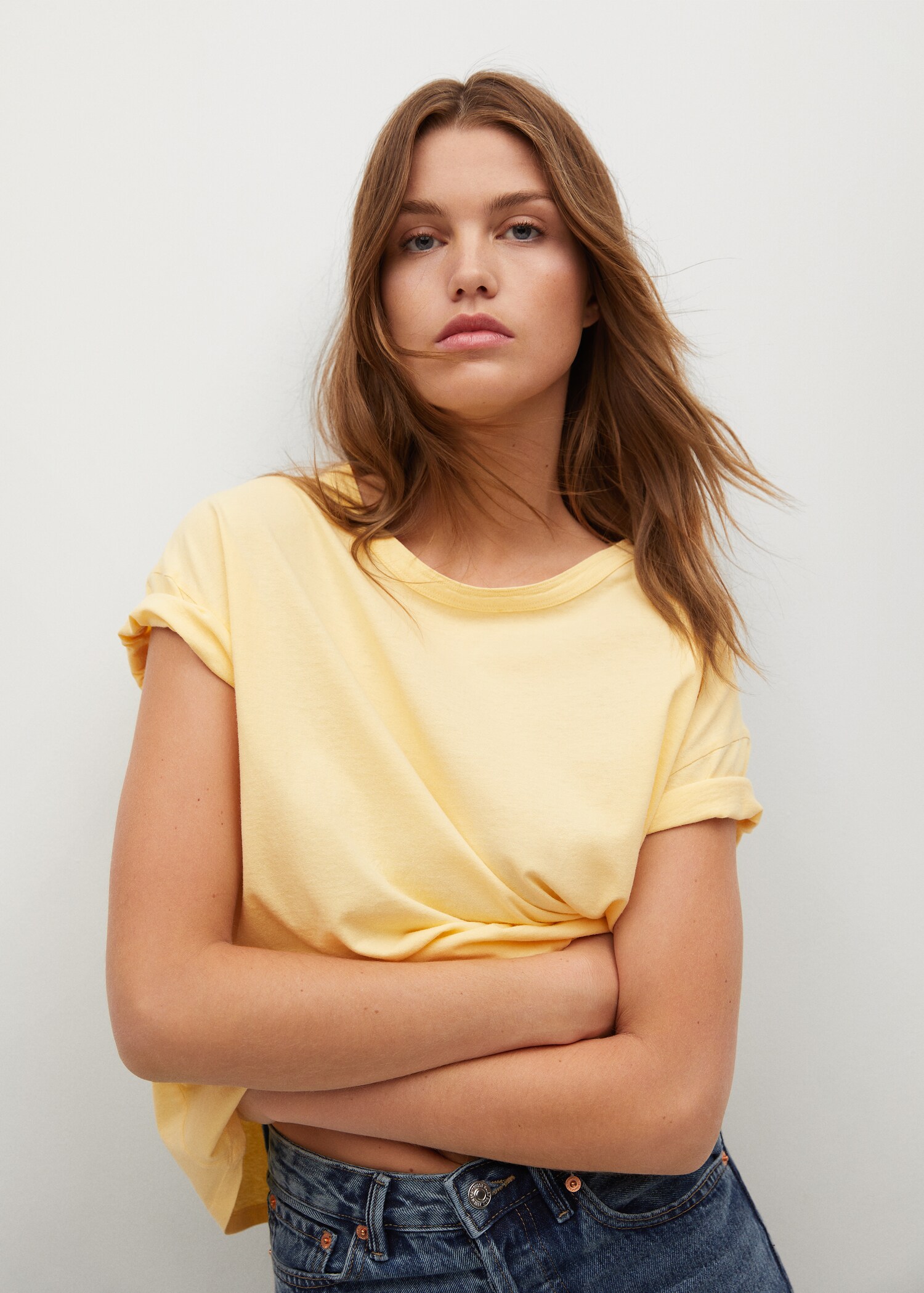 Essential cotton-blend T-shirt - Details of the article 2
