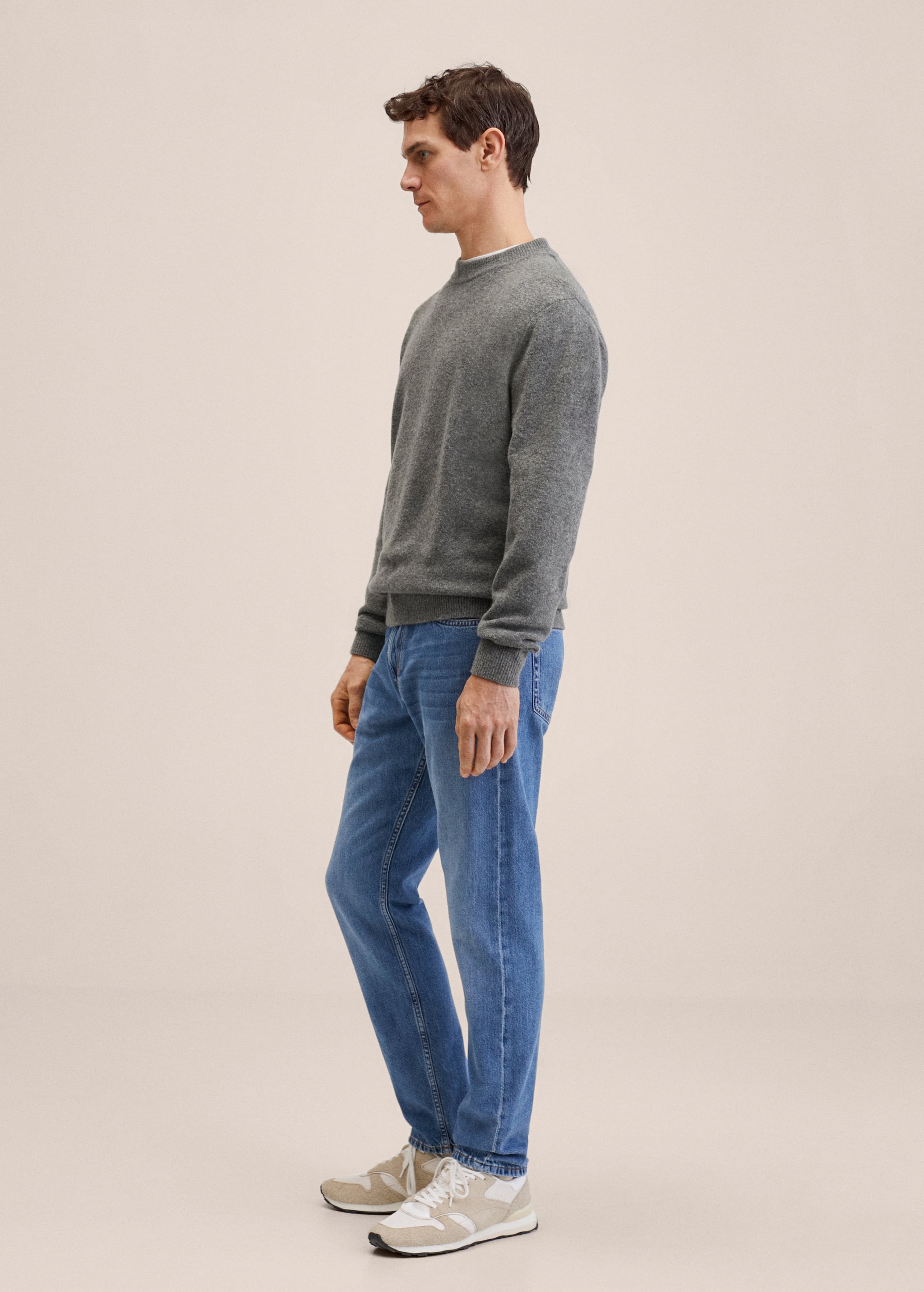 Straight-fit medium wash Bob jeans - Details of the article 2