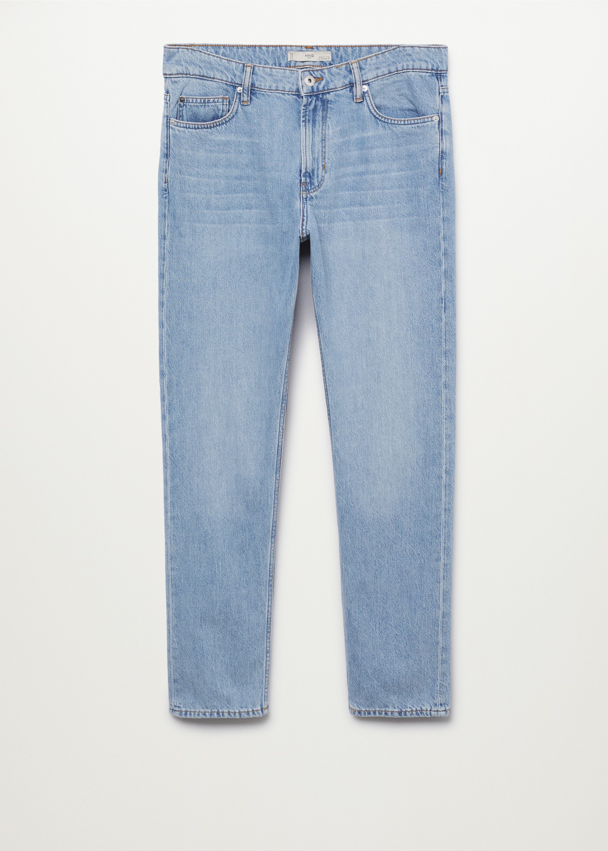 Straight-fit light wash Bob jeans - Article without model