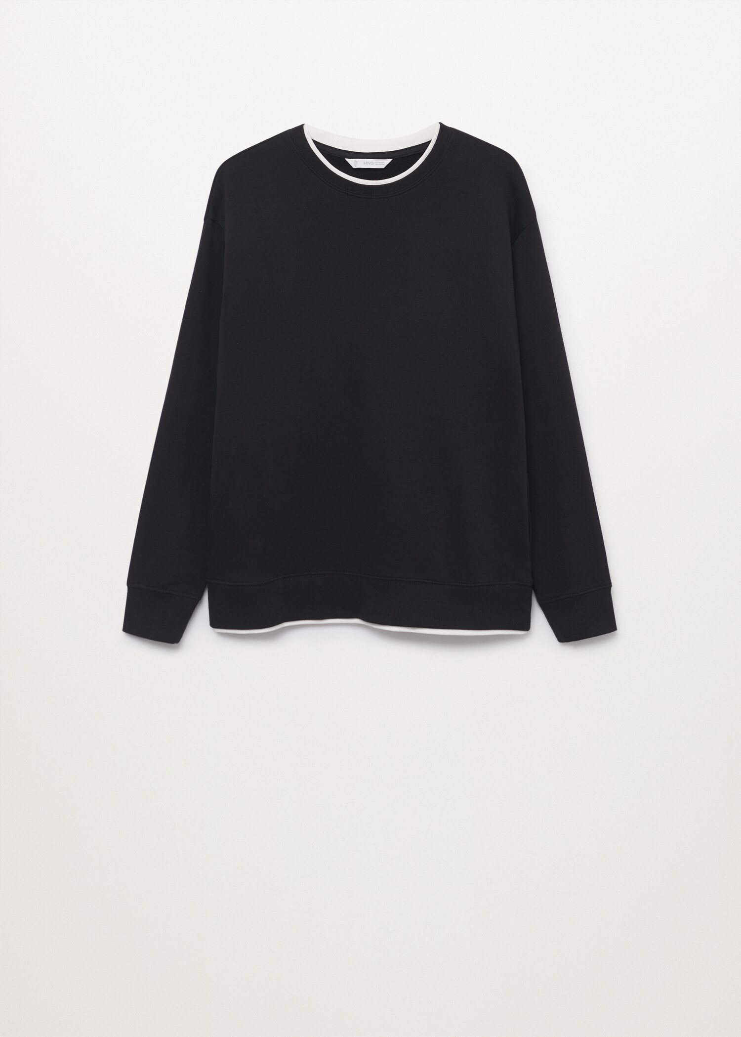 Basic-Baumwollsweatshirt - Artikel ohne Model
