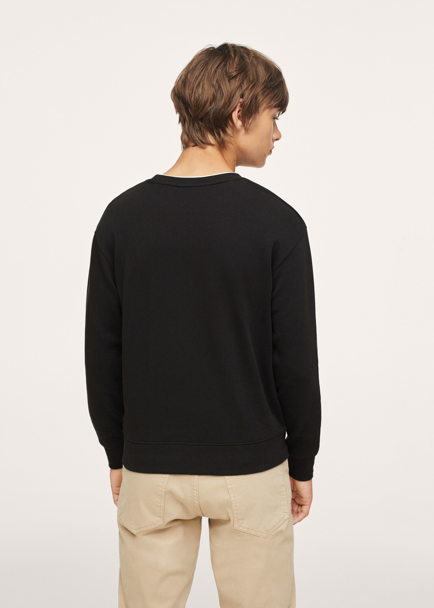 Basic-Baumwollsweatshirt - Detail des Artikels 2