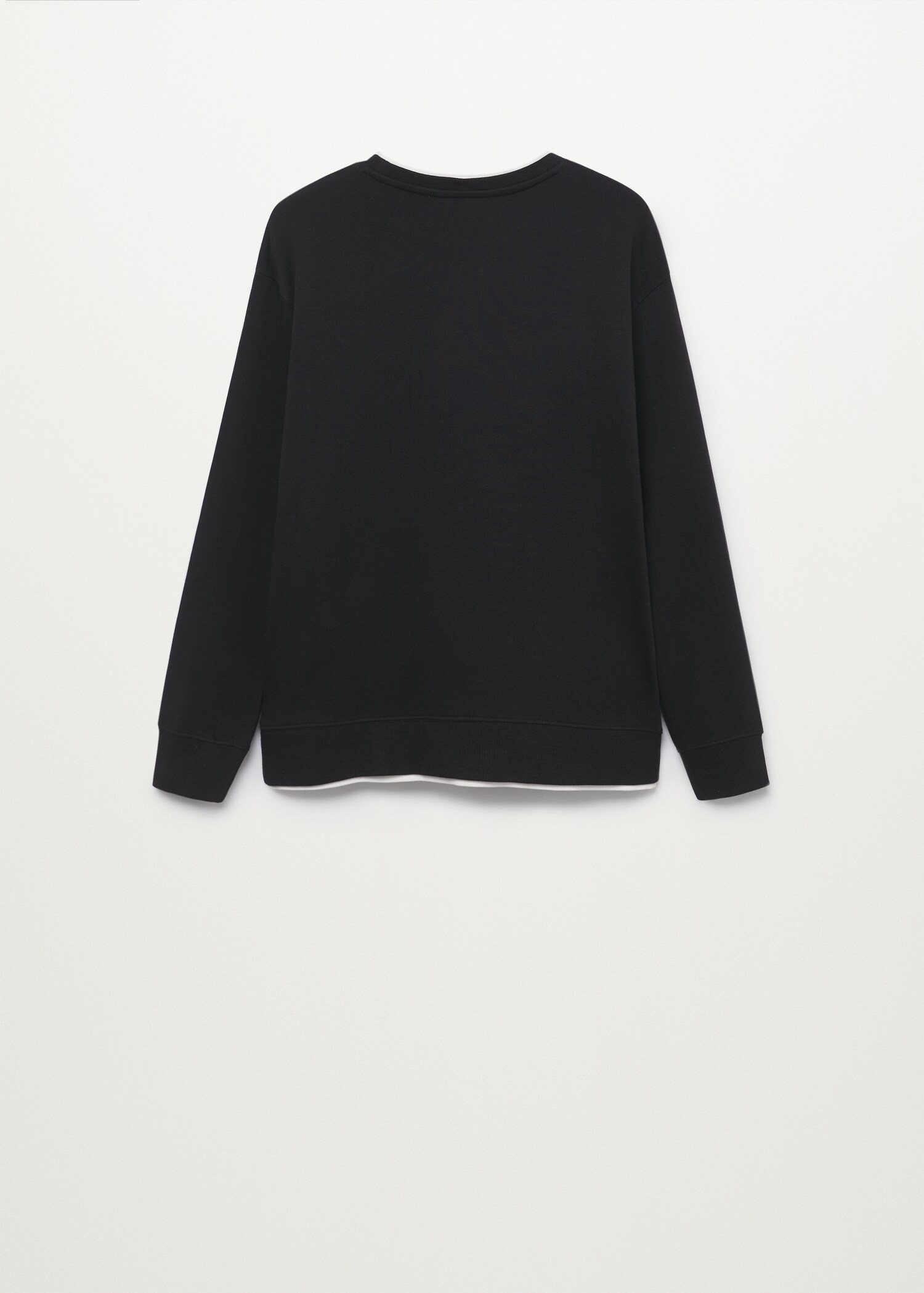 Basic-Baumwollsweatshirt - Rückseite des Artikels
