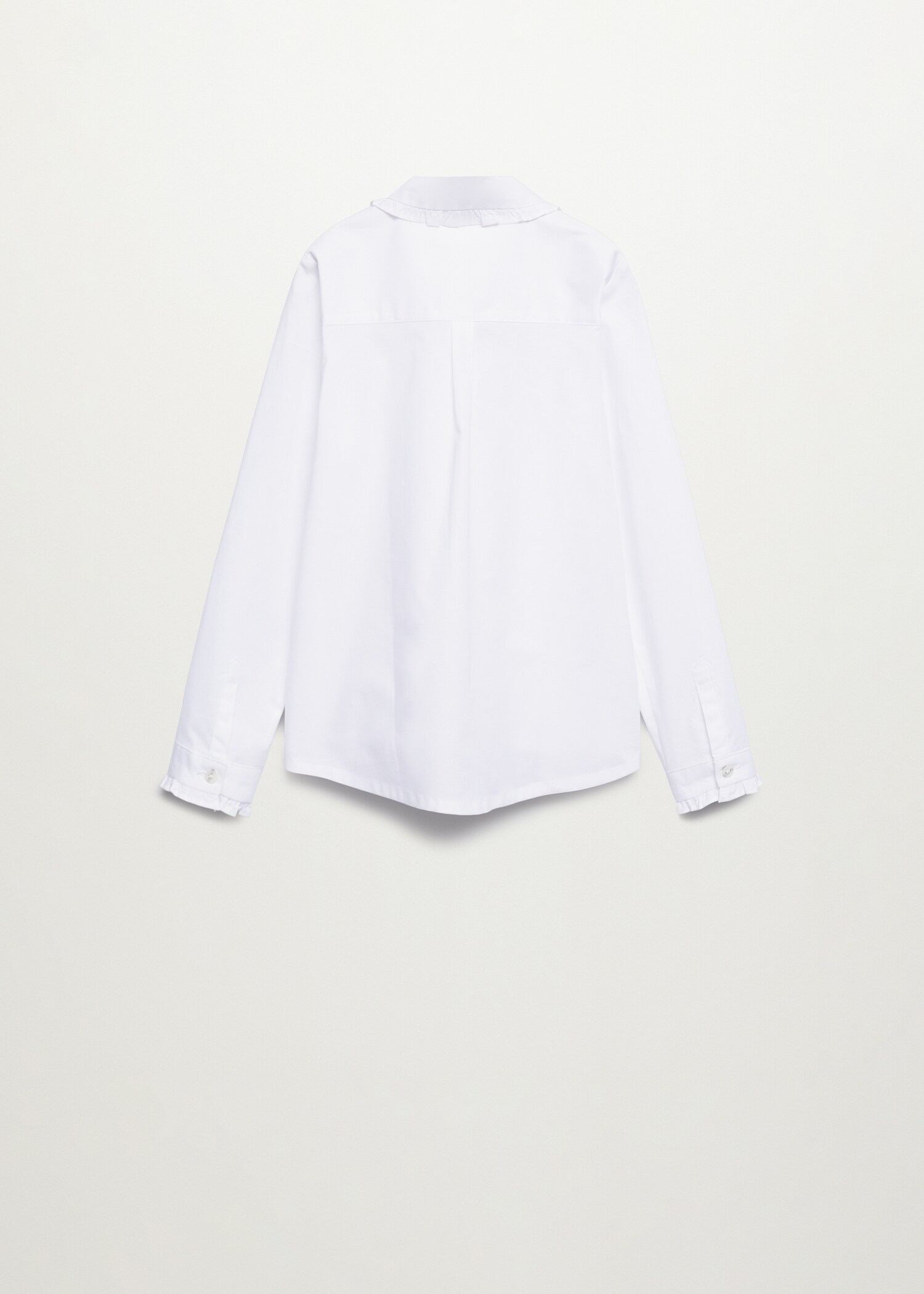 Camisa cuello volante - Reverso del artículo