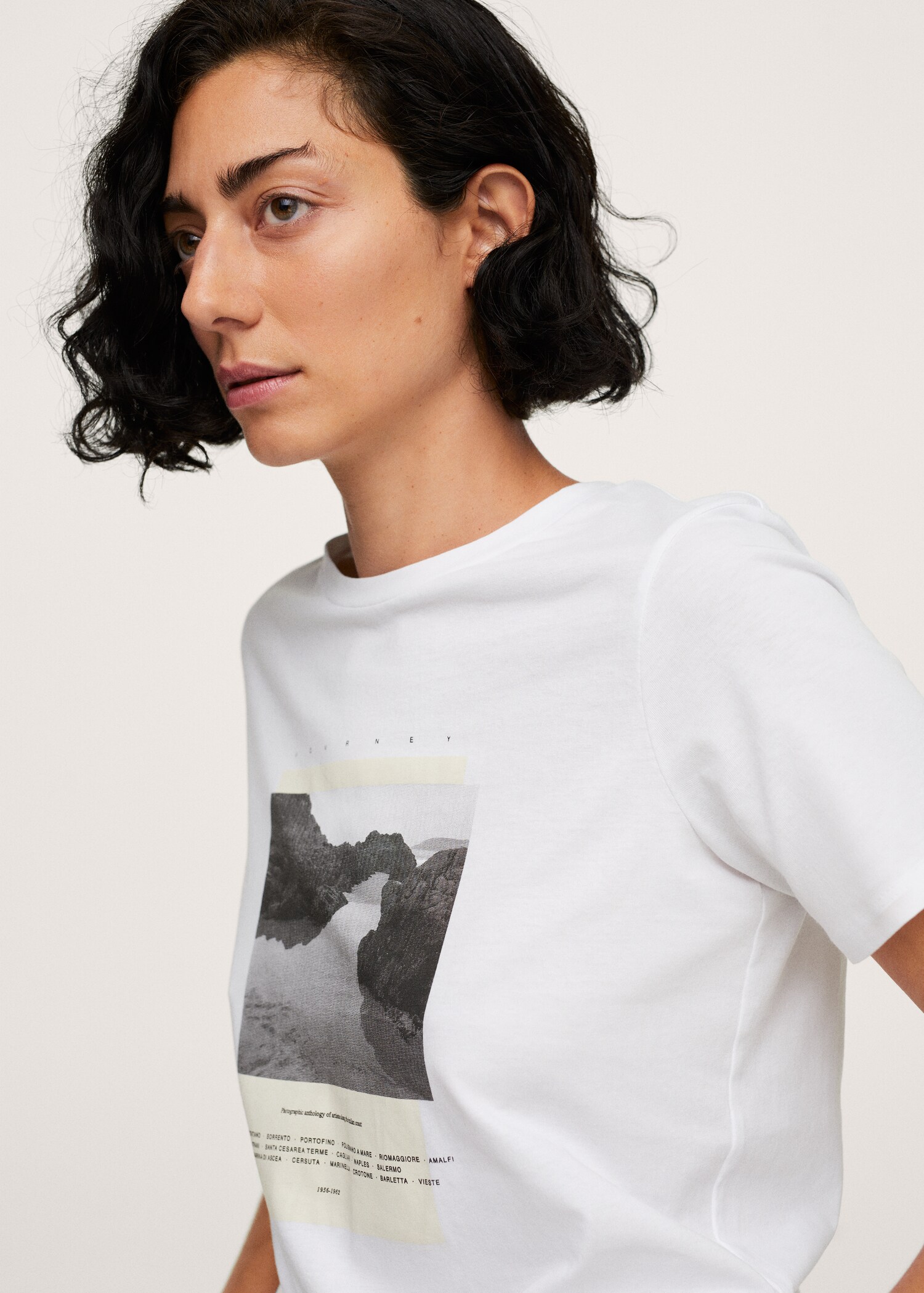 Printed cotton-blend T-shirt - Details of the article 2